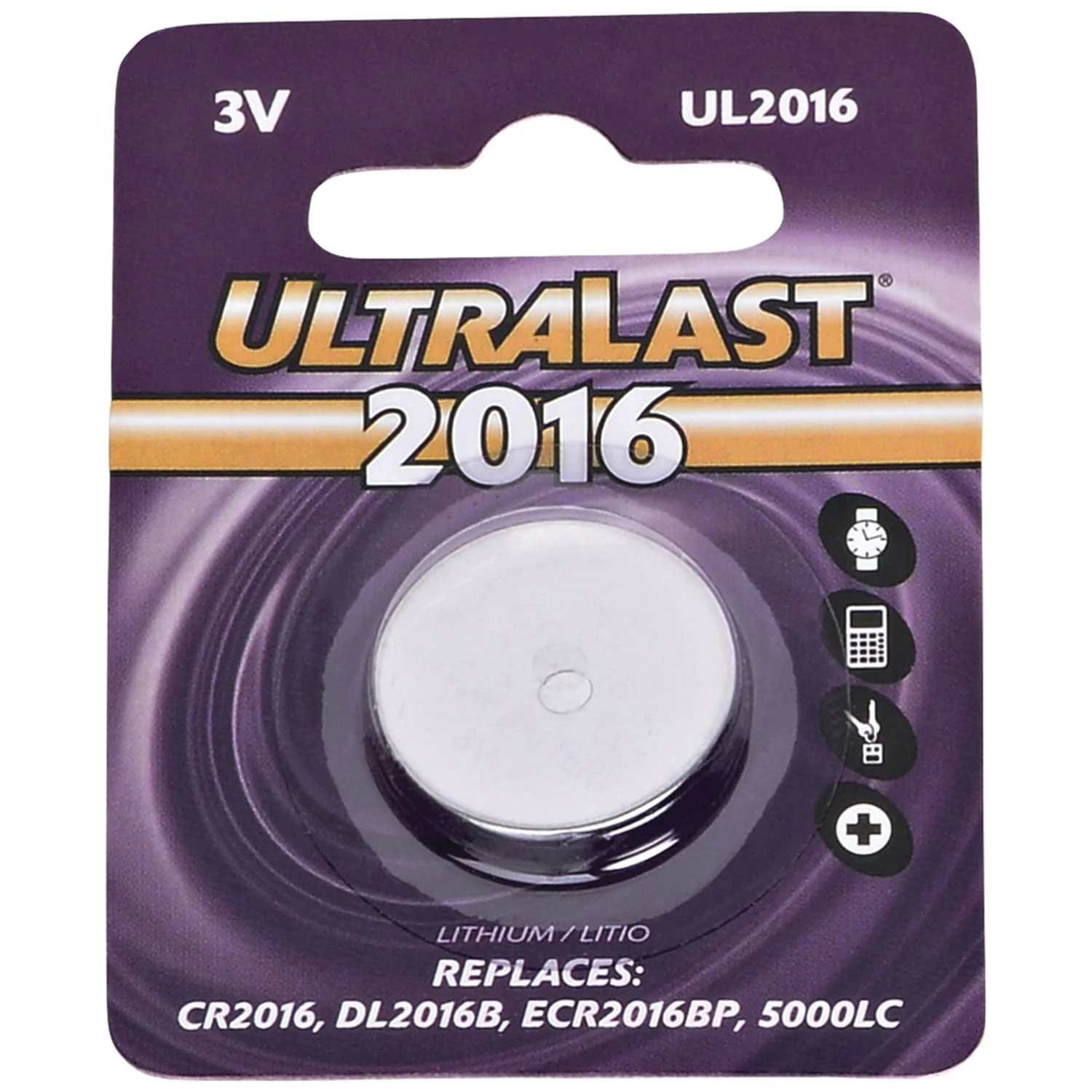 Ultralast UL2016 CR2016 Lithium Coin Cell Battery - Image 2