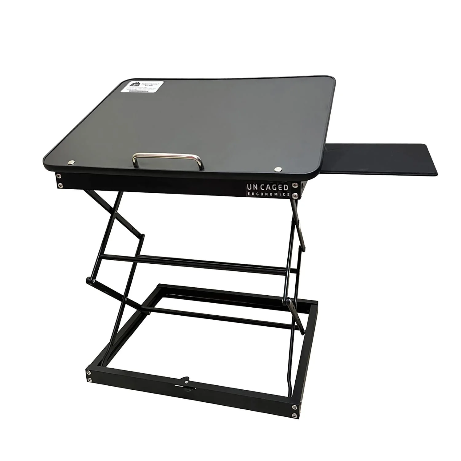 Uncaged Ergonomics CD4 Adjustable Standing Desk Converter for Laptops