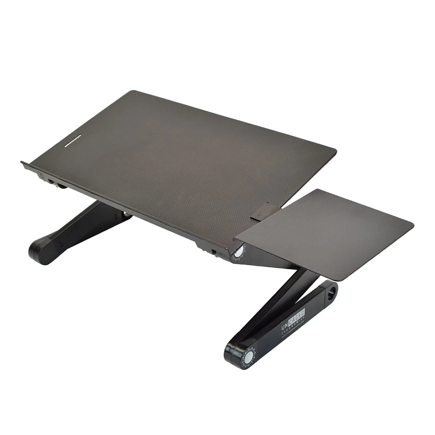 Uncaged Ergonomics WorkEZ Adjustable Keyboard Riser Stand for Desktop, Black - Image 2