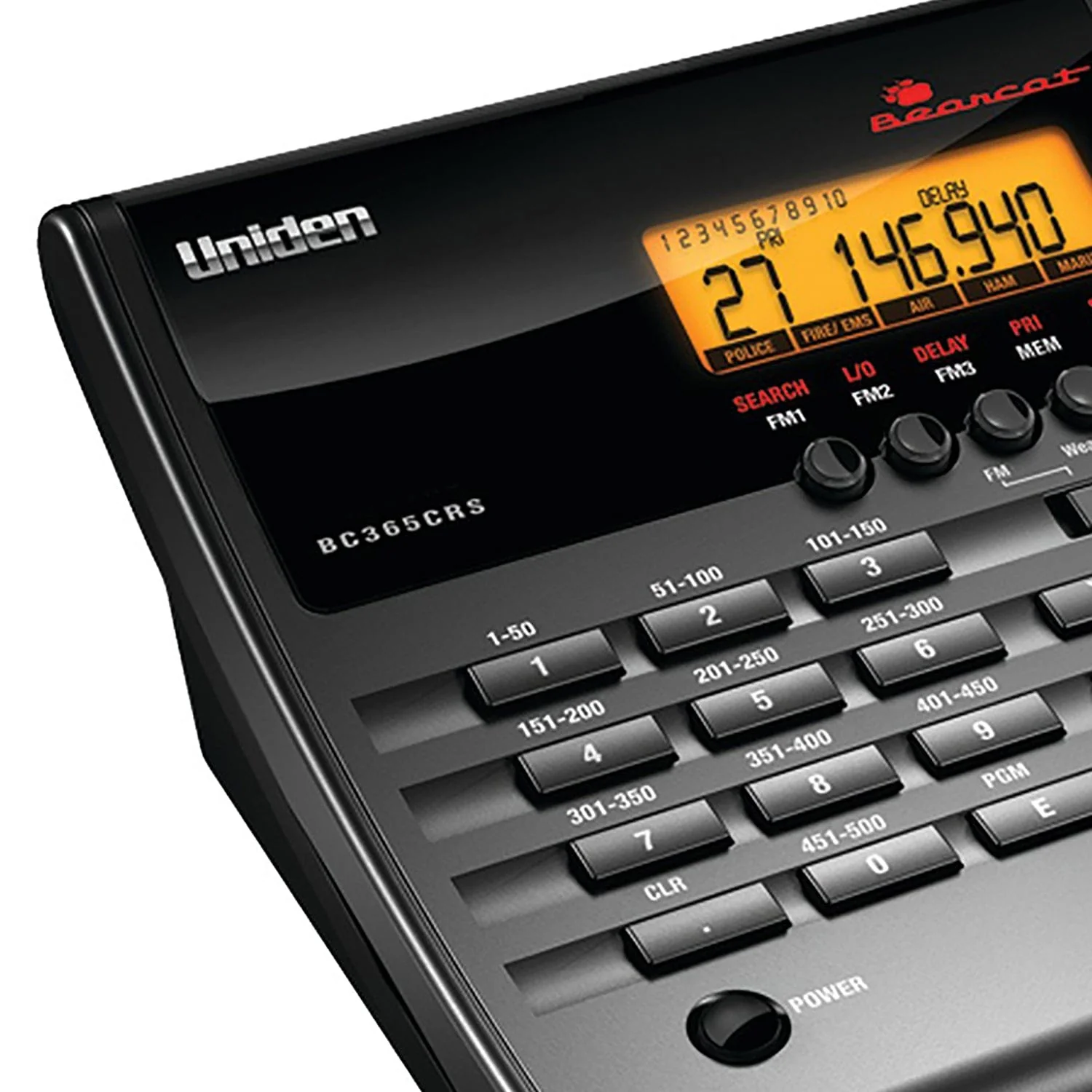 Uniden 500-Channel Radio Scanner with Weather Alert, Black, BC365CRS - Image 3