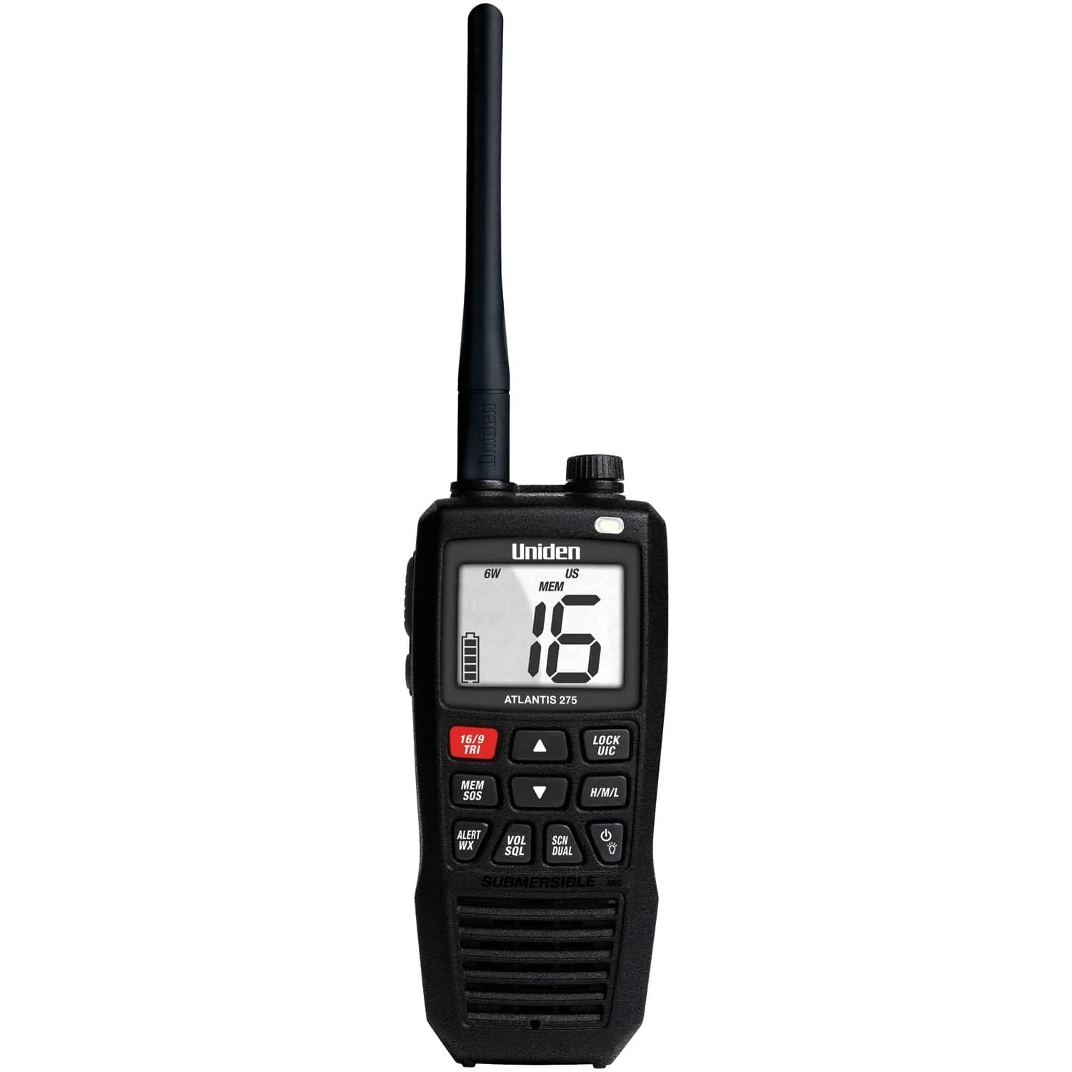 Uniden Atlantis 275 Floating Handheld 2-Way VHF Marine Radio - Image 2