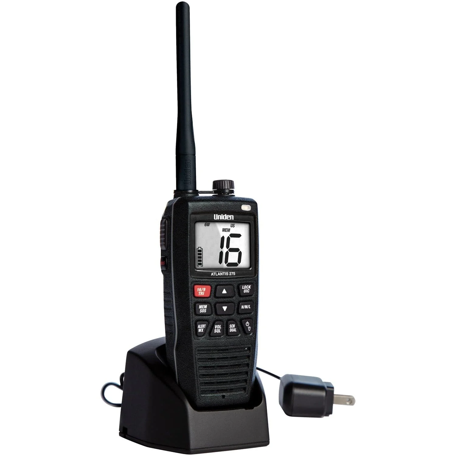 Uniden Atlantis 275 Floating Handheld 2-Way VHF Marine Radio - Image 4