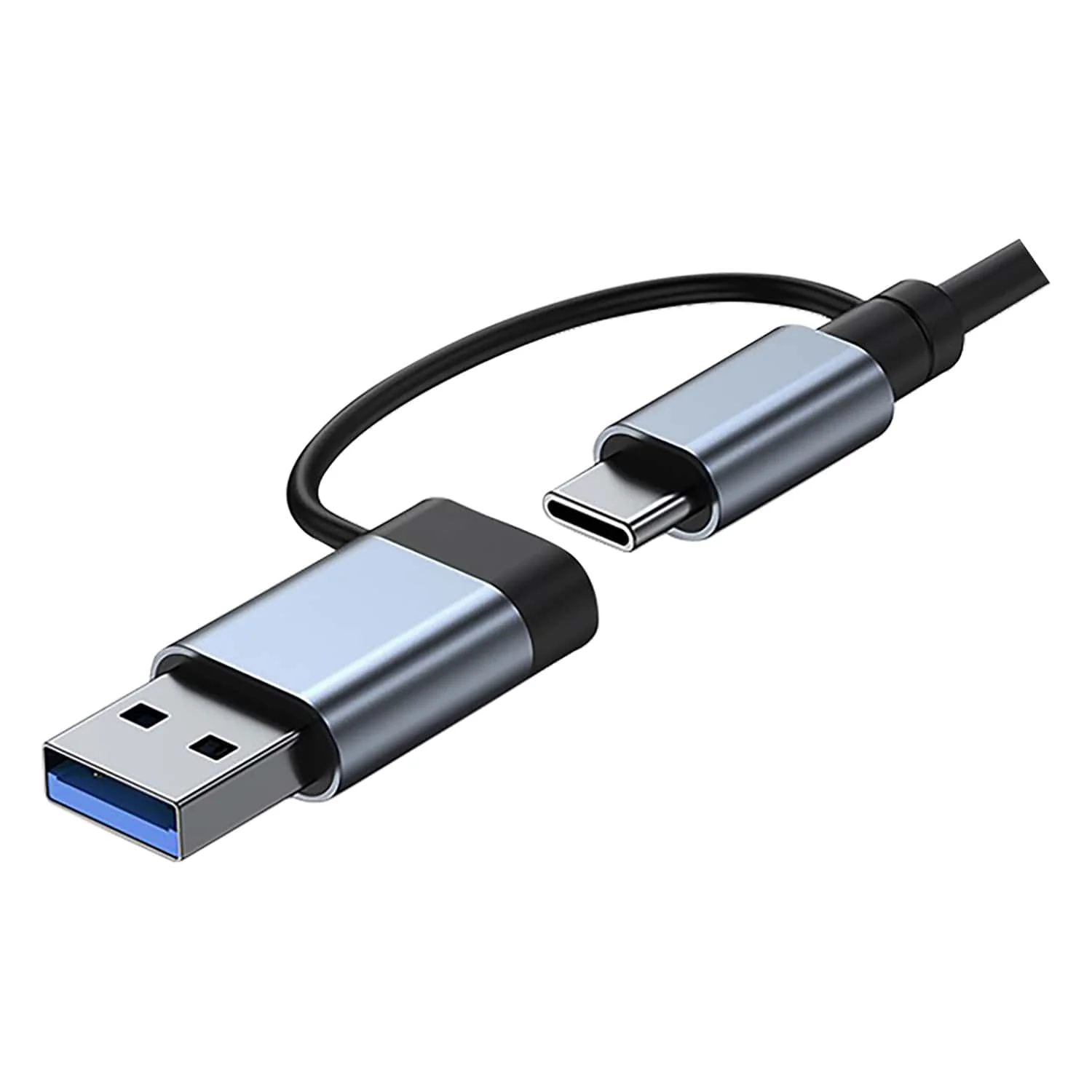 Urban Factory 4-Port MINEE Dual USB-A/USB-C Hub, for Notebooks, Tablets, and Smartphones - Image 2