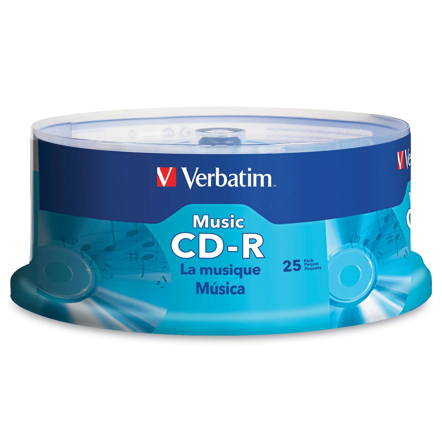 Verbatim 40x 80-Minute CD-R with Branded Surface, 25 Pack - Image 2