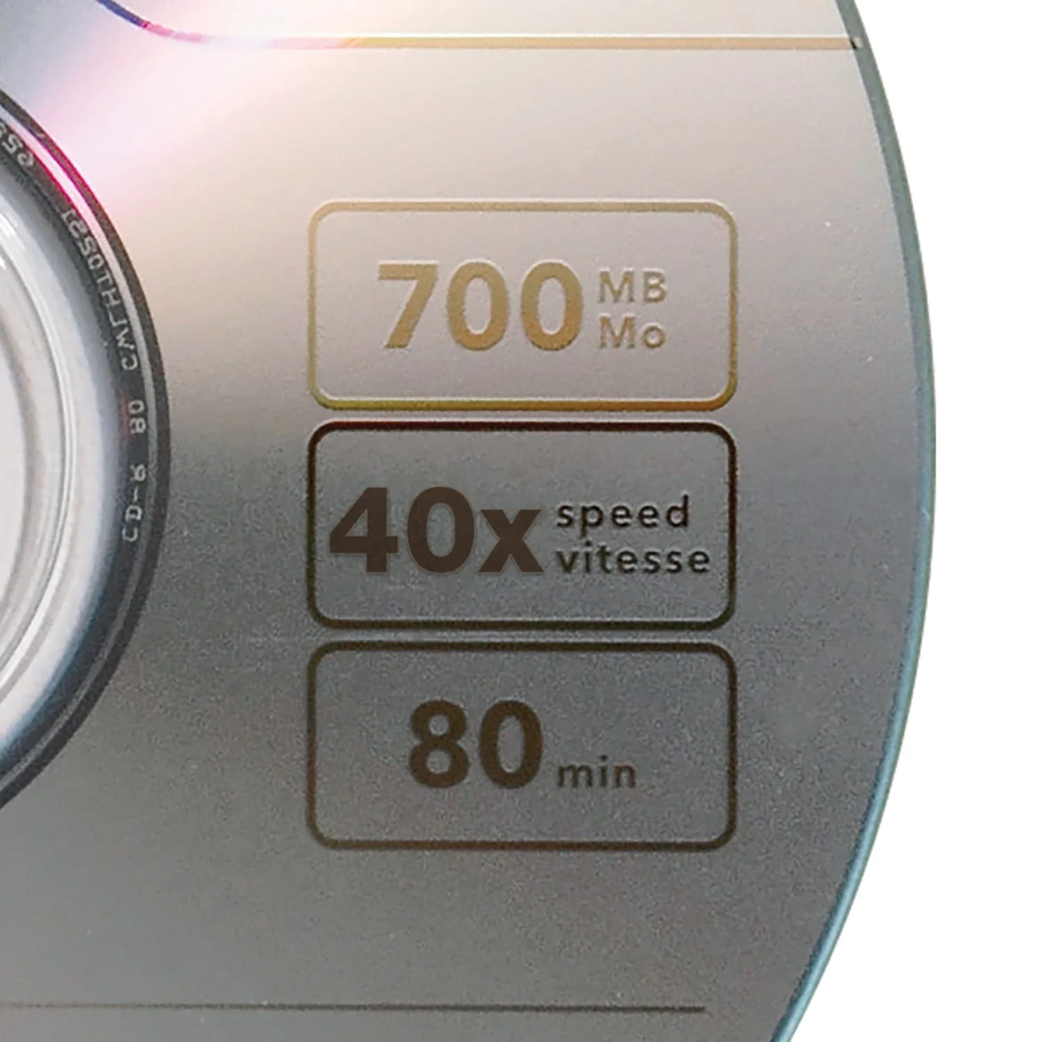Verbatim 40x 80-Minute CD-R with Branded Surface, 25 Pack - Image 3