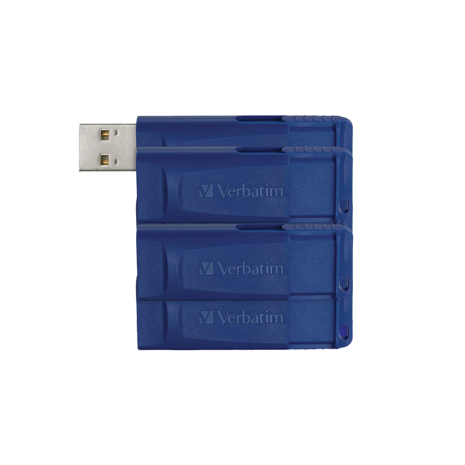 Verbatim 8-GB USB Flash Drive, 5 Count, Blue - Image 5
