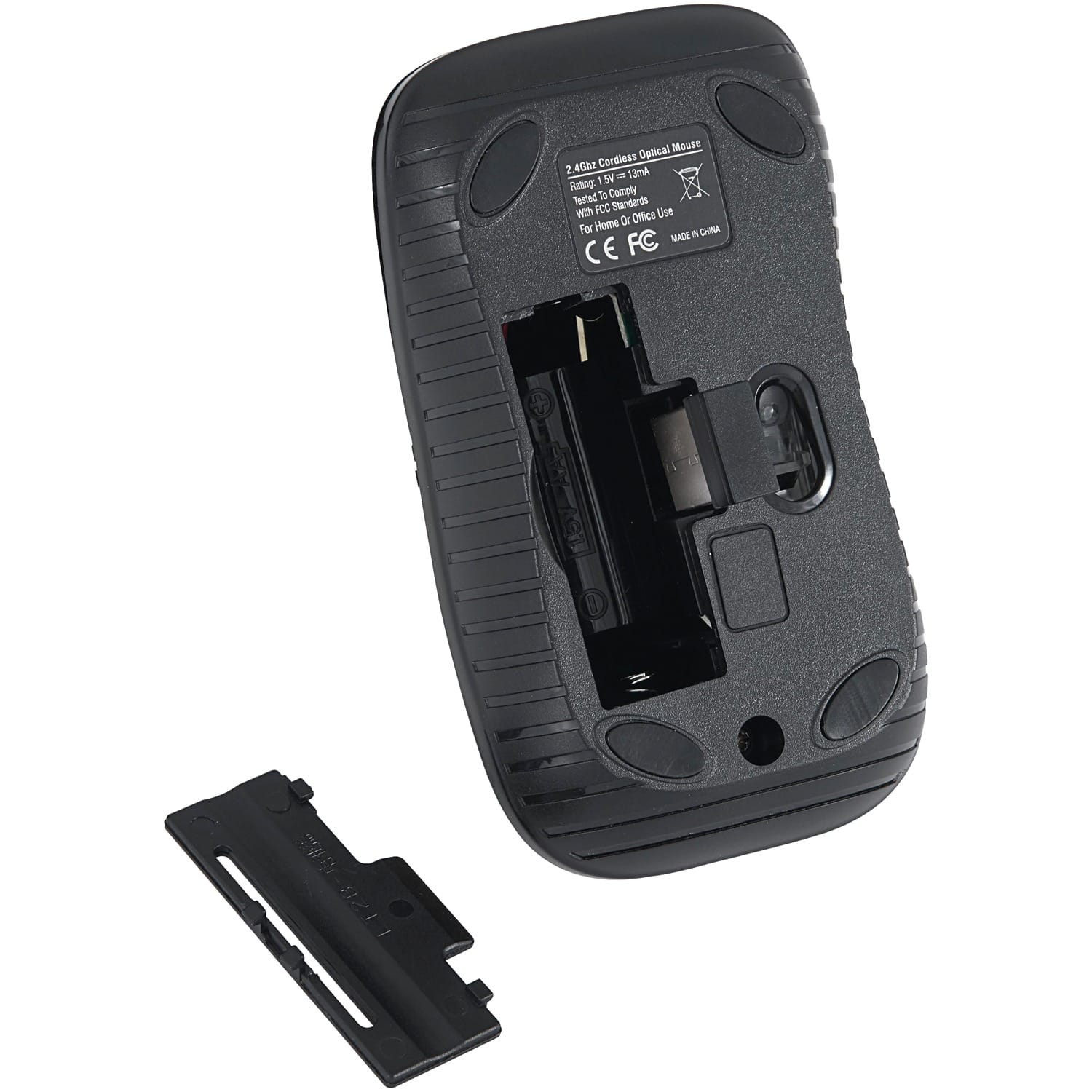 Verbatim Commuter Series Cordless Optical Computer Mouse, 3 Buttons, 2.4 GHz, Matte Purple - Image 2
