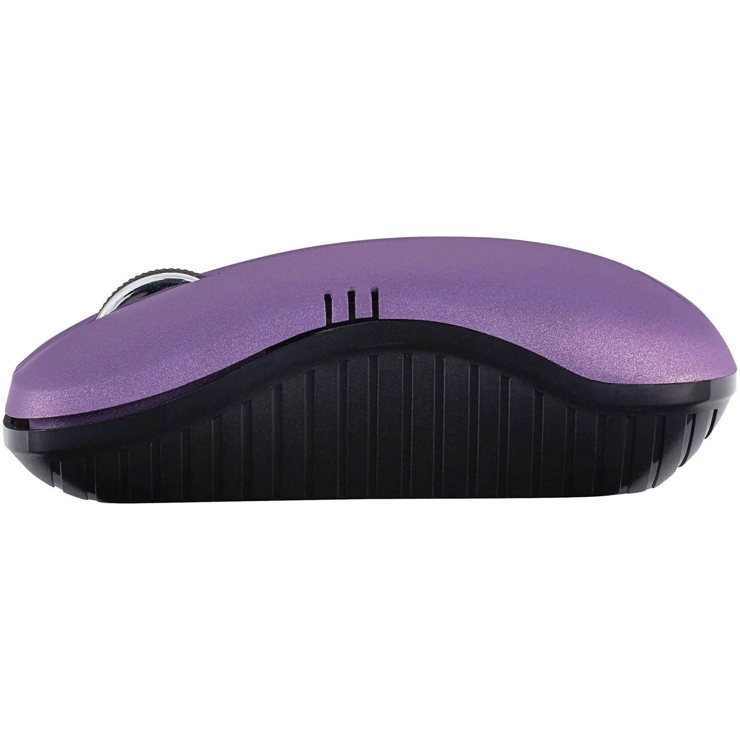 Verbatim Commuter Series Cordless Optical Computer Mouse, 3 Buttons, 2.4 GHz, Matte Purple - Image 4