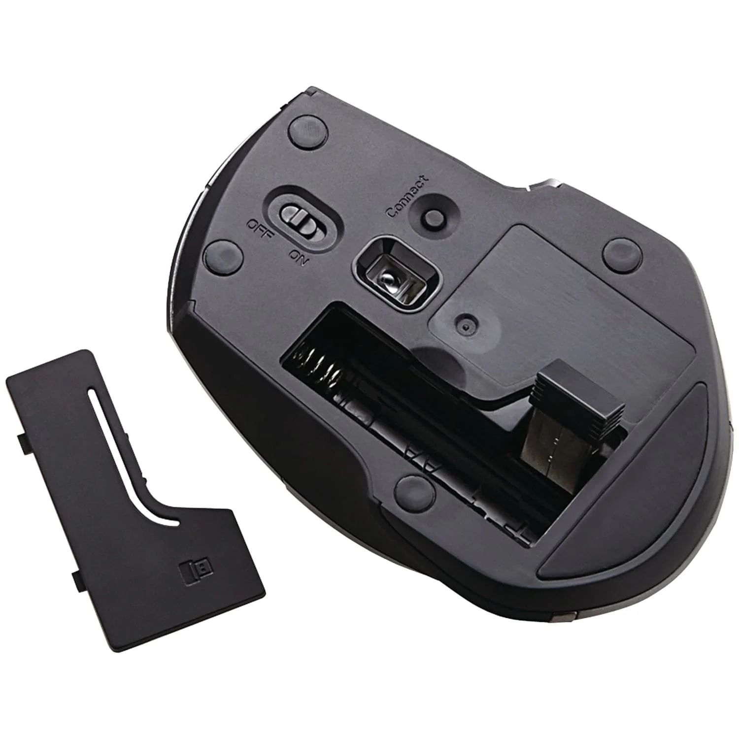 Verbatim Cordless Blue-LED Deluxe Notebook Mouse, Ergonomic, 6 Buttons, 2.4 GHz, Graphite - Image 2