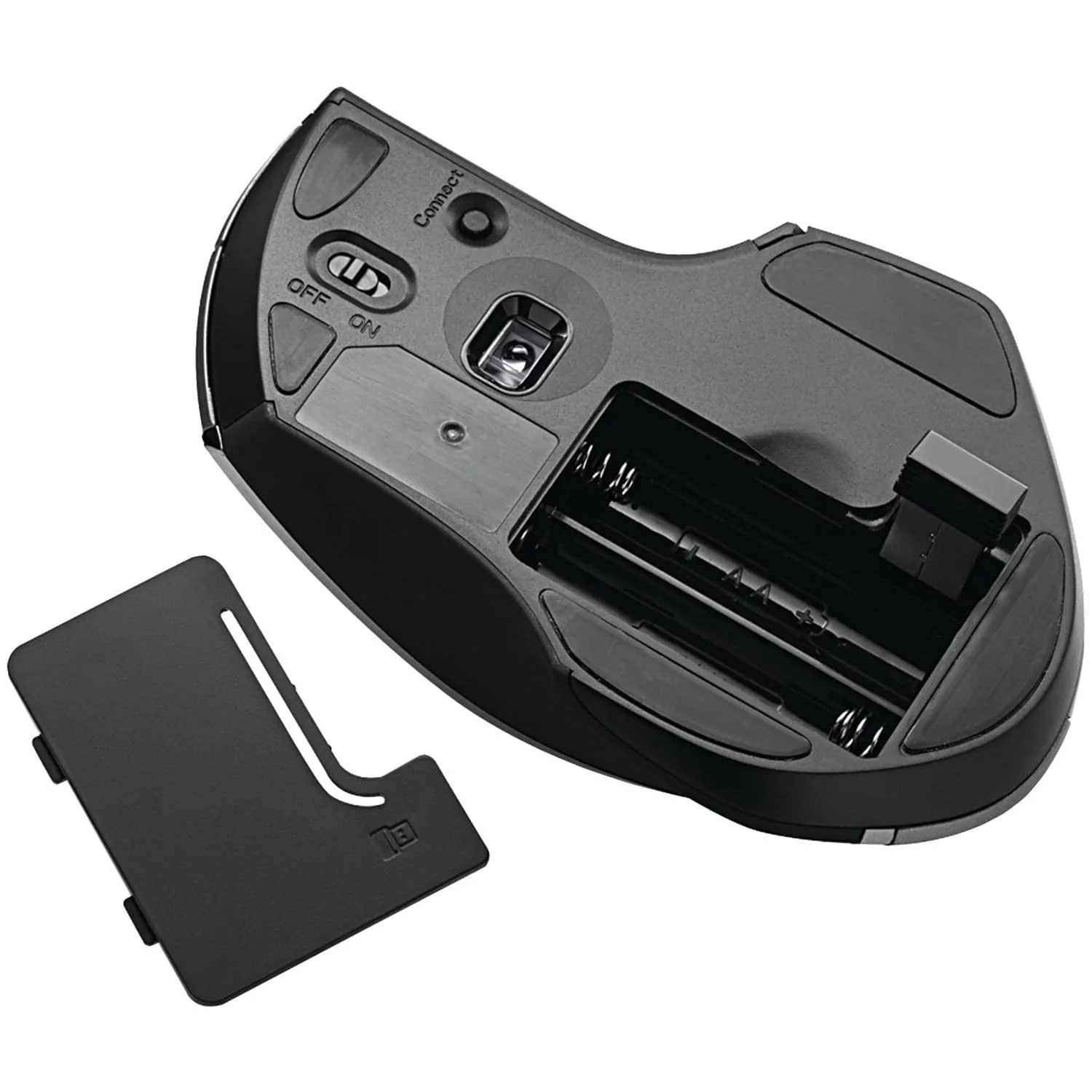 Verbatim Cordless Deluxe Blue-LED Computer Mouse, Ergonomic, 8 Buttons, 2.4 GHz, Graphite - Image 3