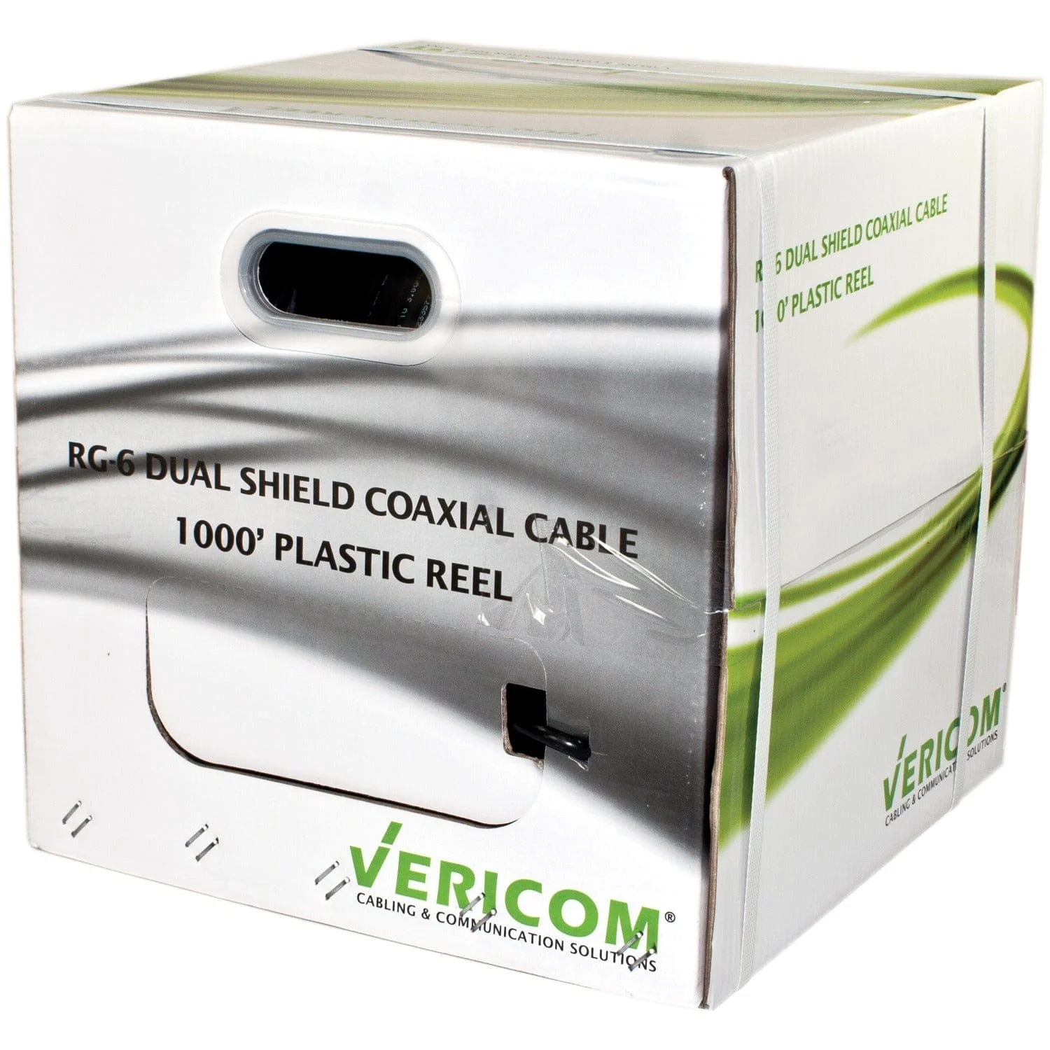 Vericom RG6 CCS Dual-Shield Coaxial Cable, 1000ft - Image 2