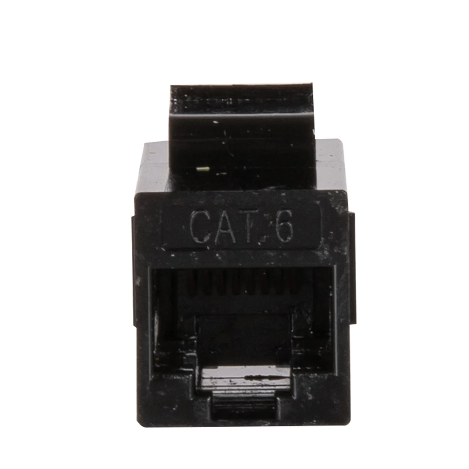Vericom VGC Series CAT-6 UTP RJ45 Keystone Coupler, Unshielded, Black - Image 5