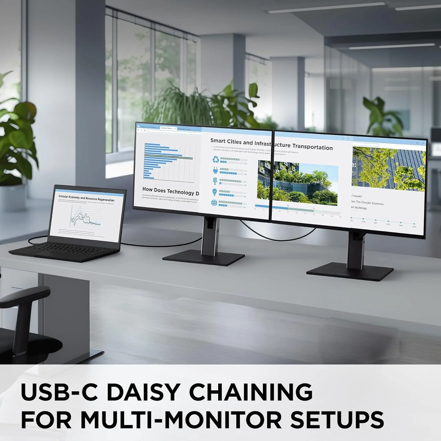 ViewSonic 24 Inch 1080p IPS Docking Monitor with Advanced Ergonomics, 100W USB C - Certified Refurbished - Image 6