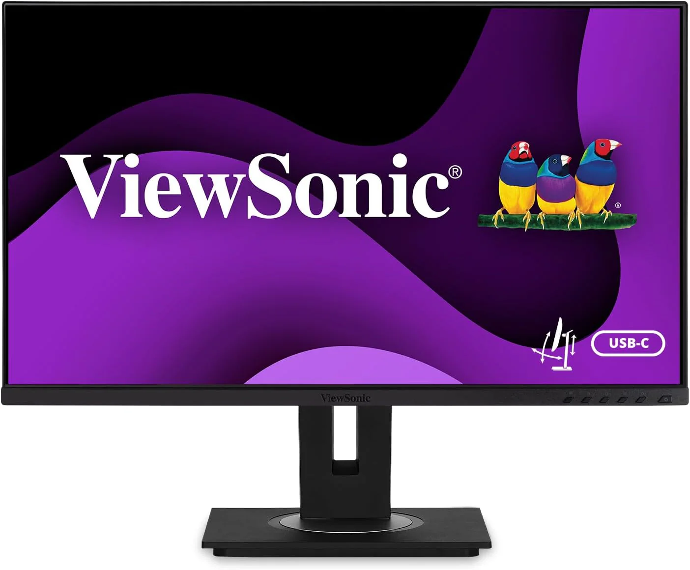ViewSonic 27" IPS 1080p Monitor Designed for Surface with Advanced Ergonomics, 100 Hz, Black - Certified Refurbished - Image 2