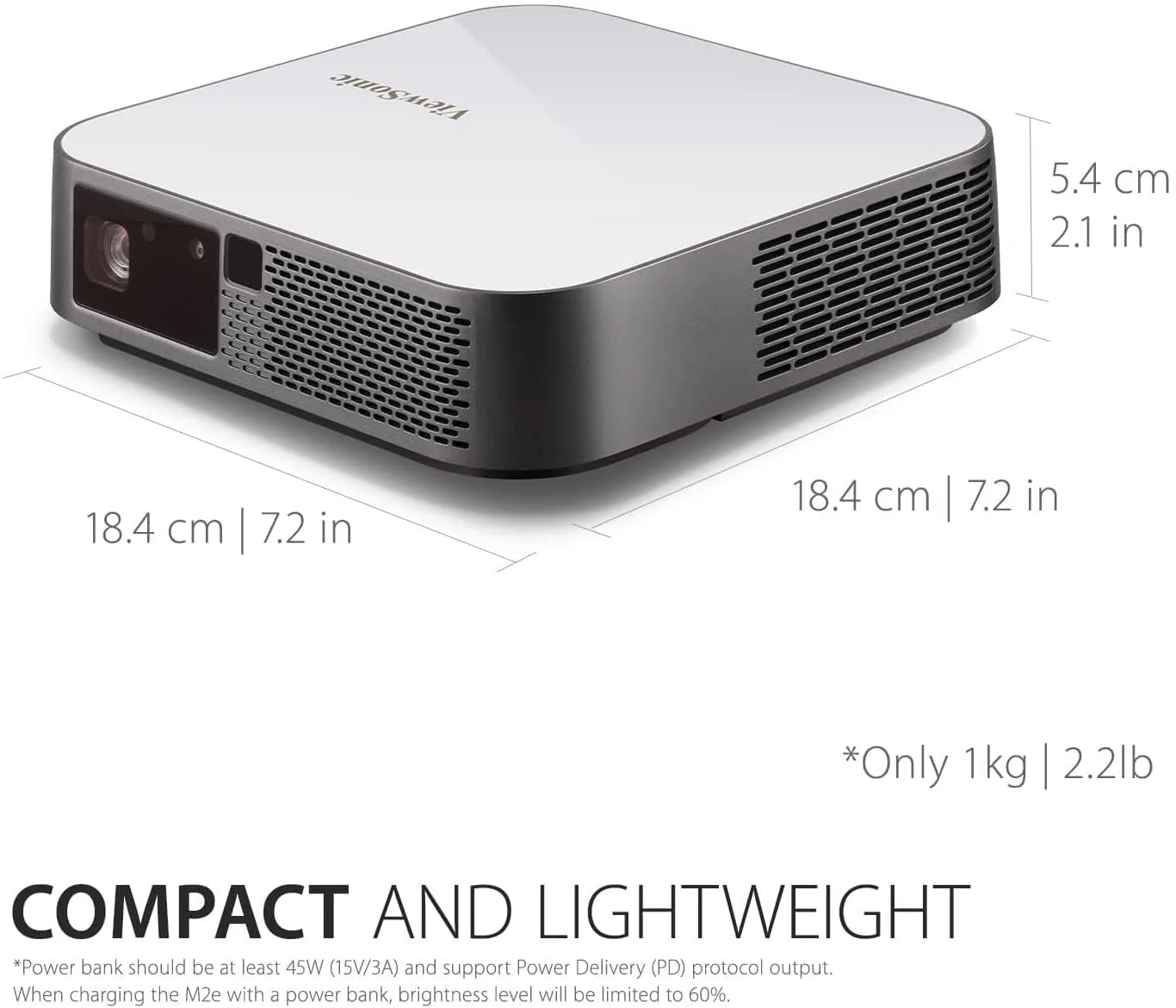 ViewSonic 1080 Portable Projector with 1000 LED Lumens, Auto Focus, Harman Kardon Bluetooth Speakers, HDMI, 16GB Storage, Stream Netflix with Dongle - Certified Refurbished - Image 5