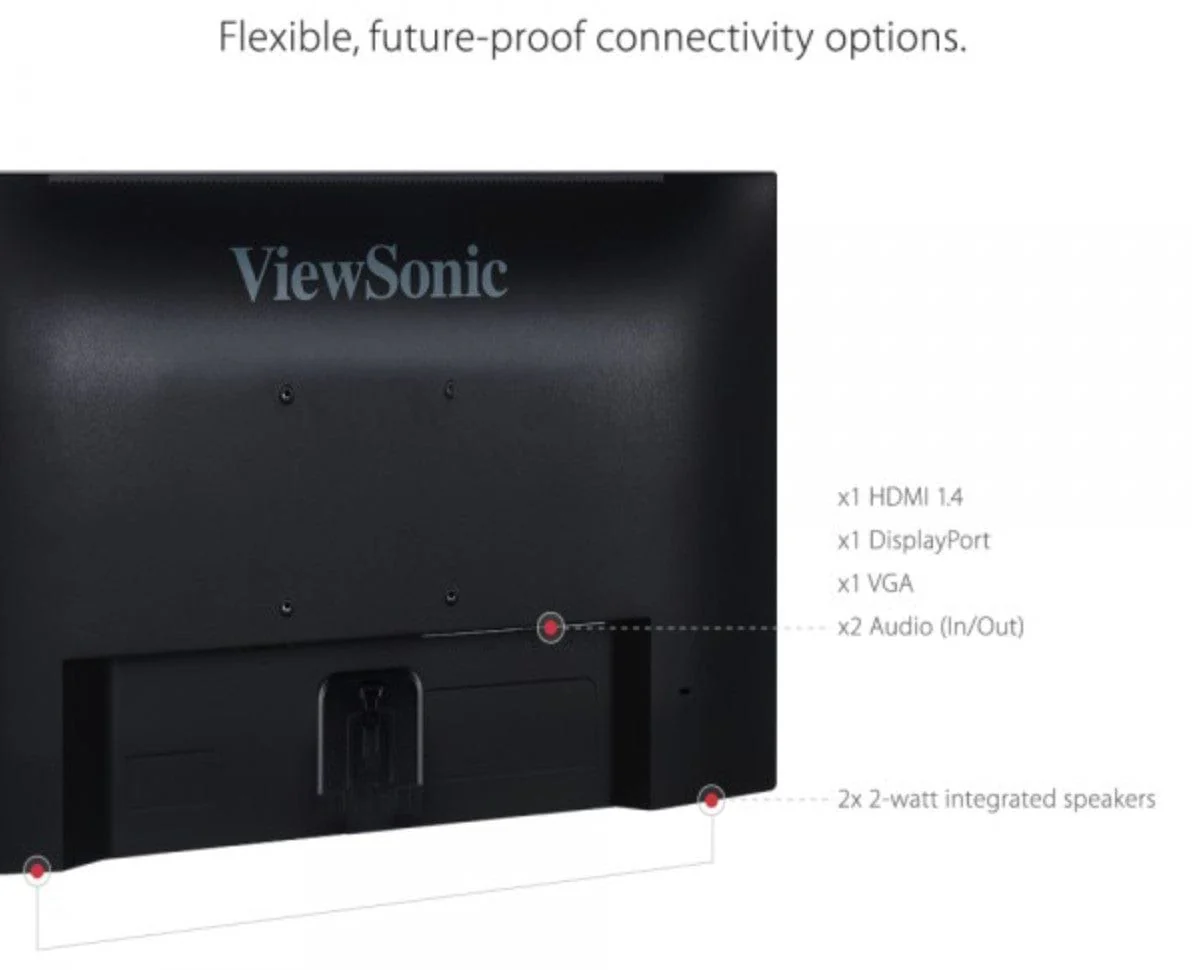 ViewSonic 24" 16:9 IPS Head Only Monitor - Certified Refurbished - Image 6