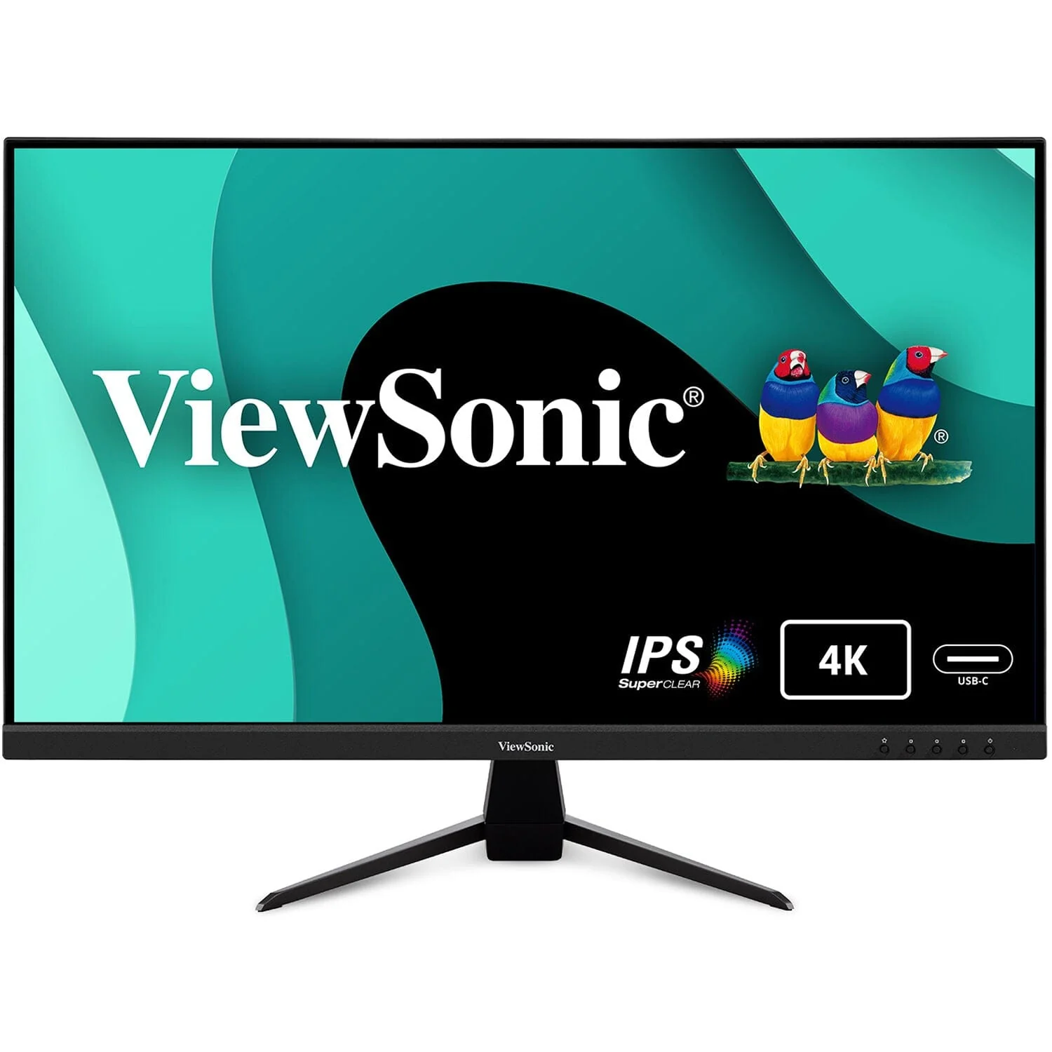 ViewSonic VX3267U-4K 4K UHD 32" 65W USB C, HDR10 Content Support, Ultra-Thin Bezels IPS Monitor - Certified Refurbished