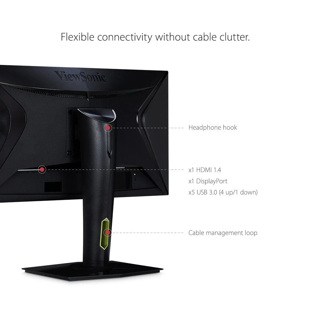 ViewSonic 25" 1080p 240Hz 1ms Gsync Gaming IPS Monitor - Image 8