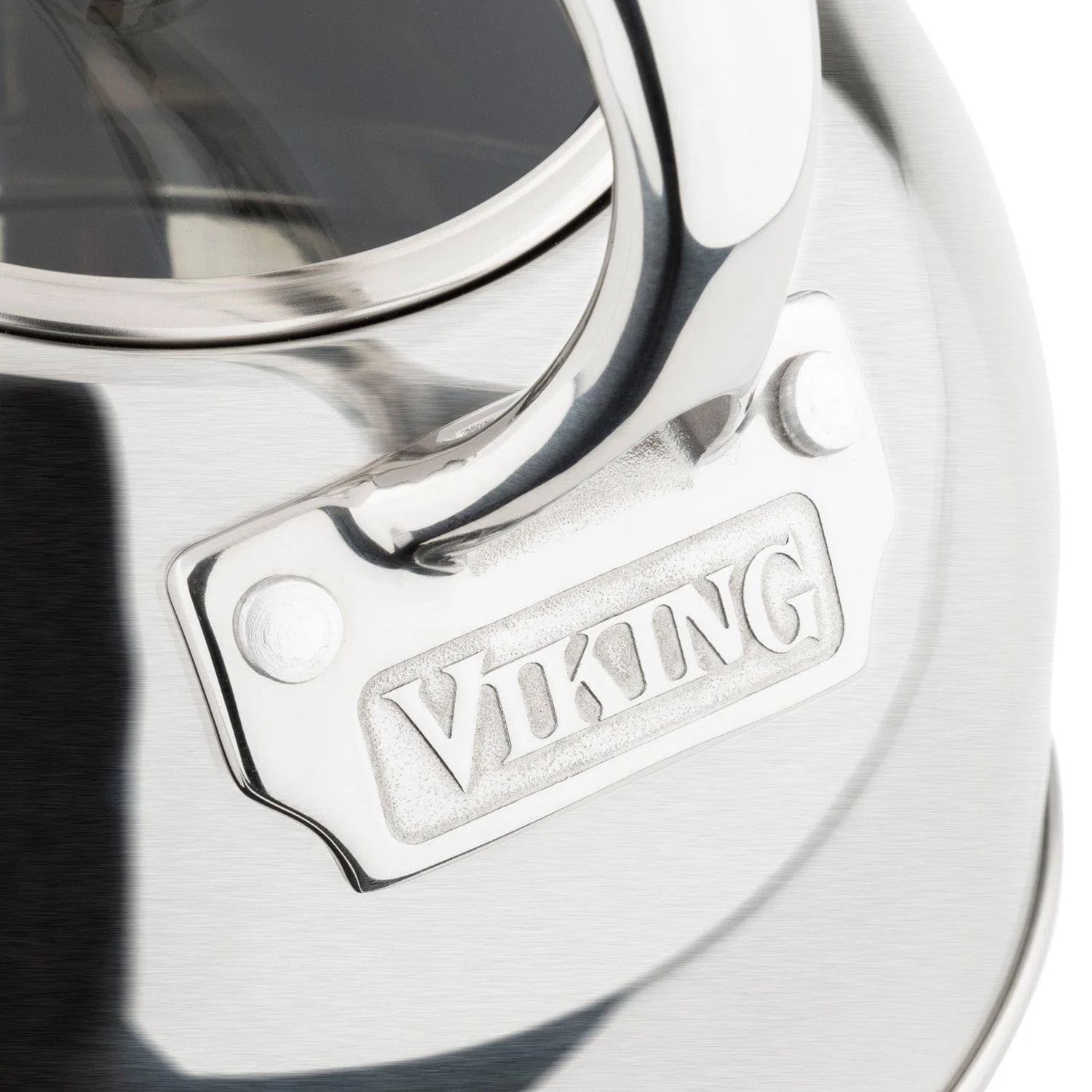 Viking 2.6-qt Stainless Steel Whistling Kettle with 3-Ply Base, Satin Finish - Image 3