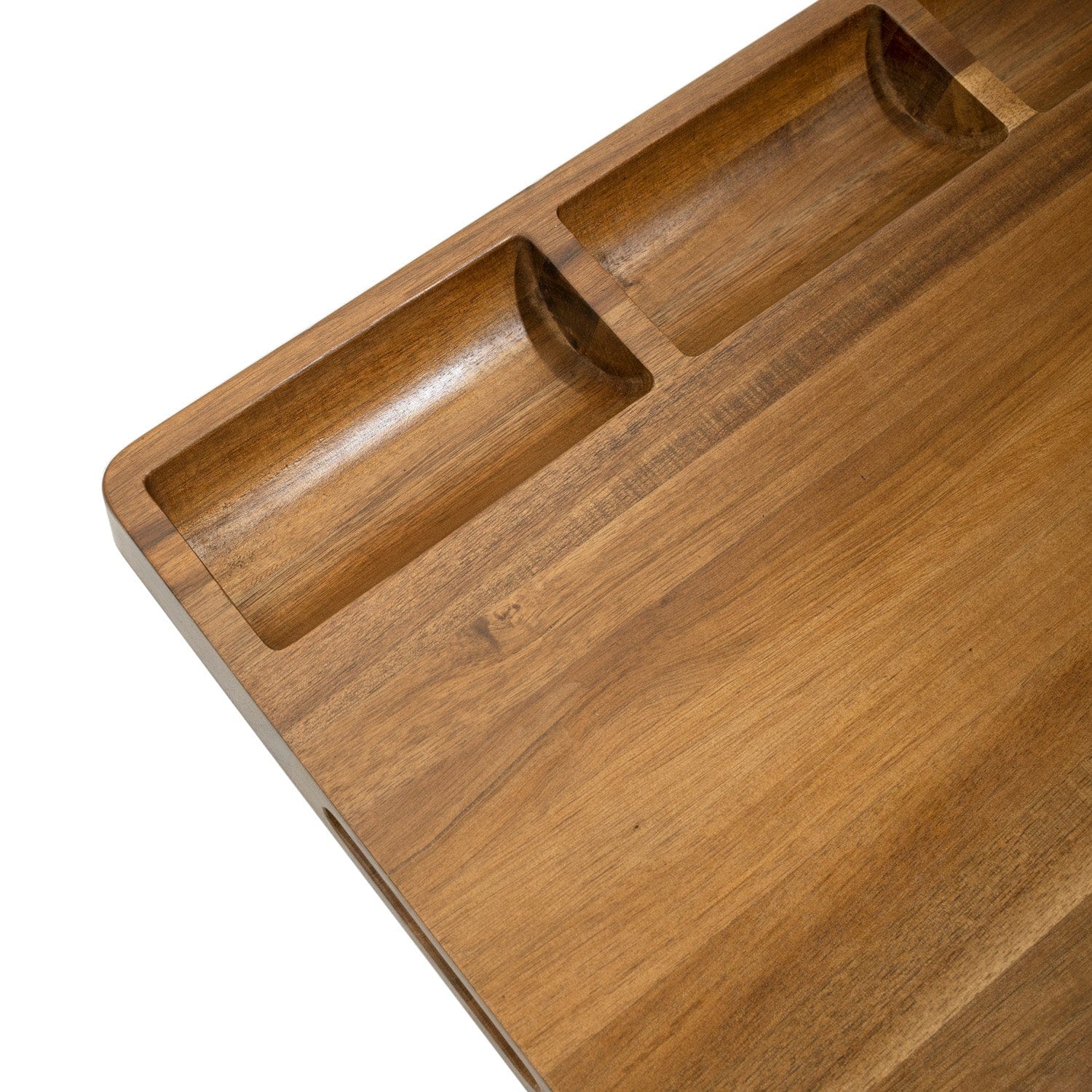 Viking Acacia 20" Reversible Butcher Block Prep and Carving Board, 20" x 14" x 1.58" - Image 2