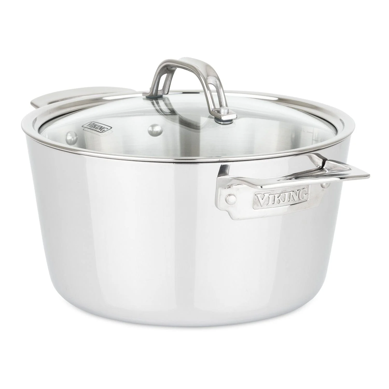 Viking Contemporary 3-Ply 5.2-Qt. Dutch Oven, Mirror Finish