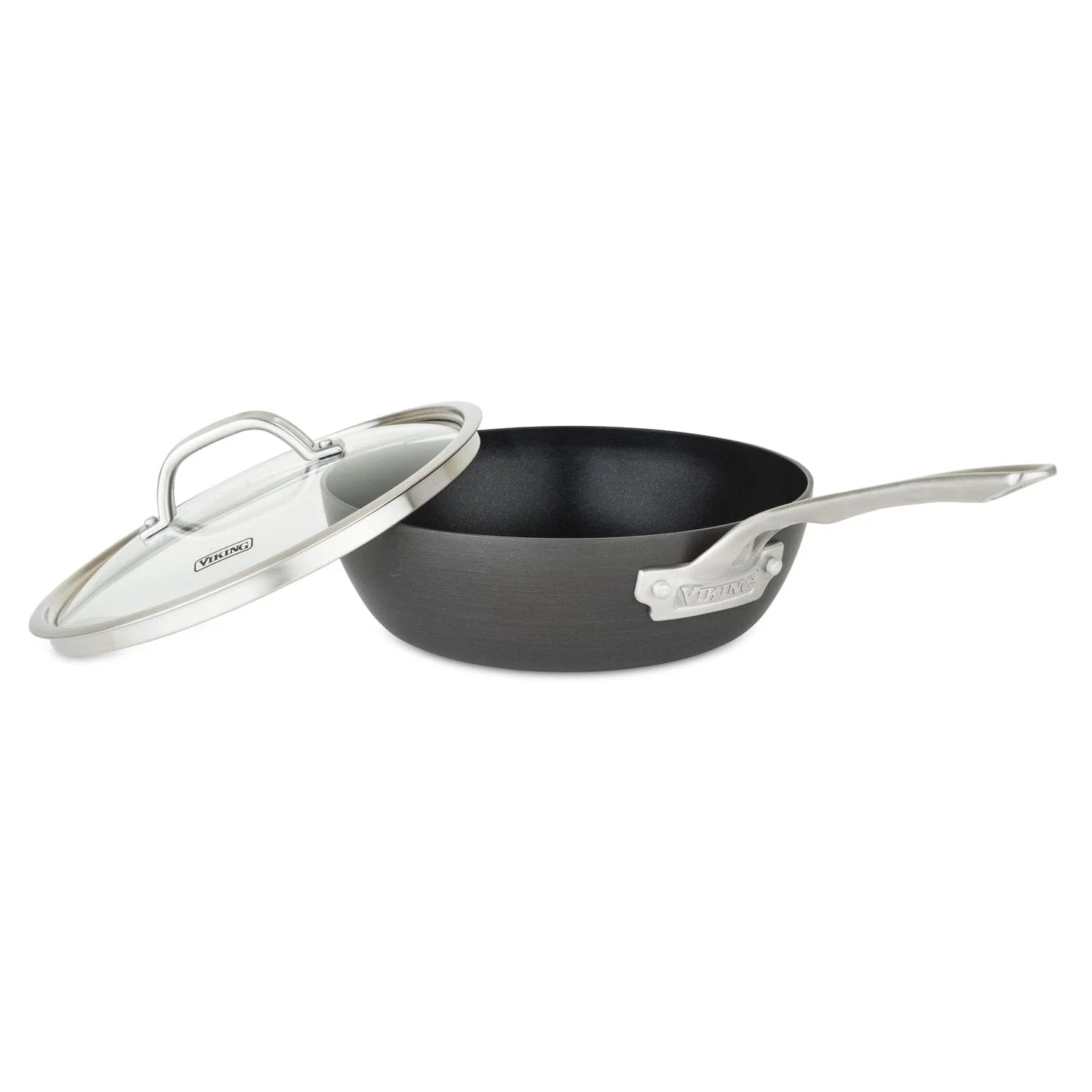Viking Hard Anodized Nonstick 3-qt Saucier Pan - Image 2