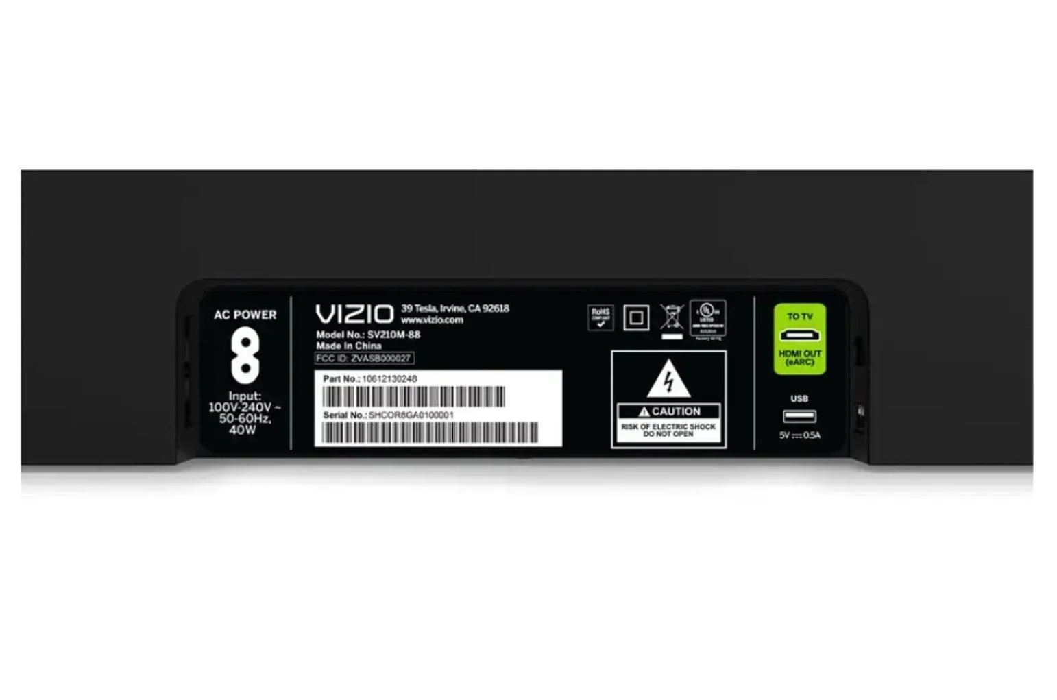 Vizio 2.1 Dolby Atmos DTS Soundbar + Subwoofer - Certified Refurbished - Image 6
