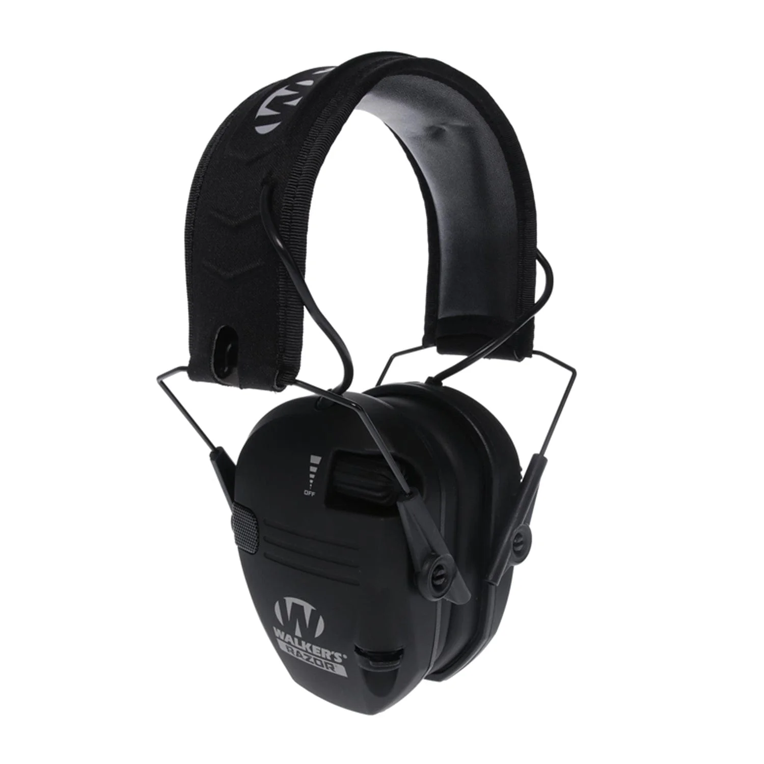 Walker's Game Ear Razor Slim Electronic Muff, Black, Black - Image 4