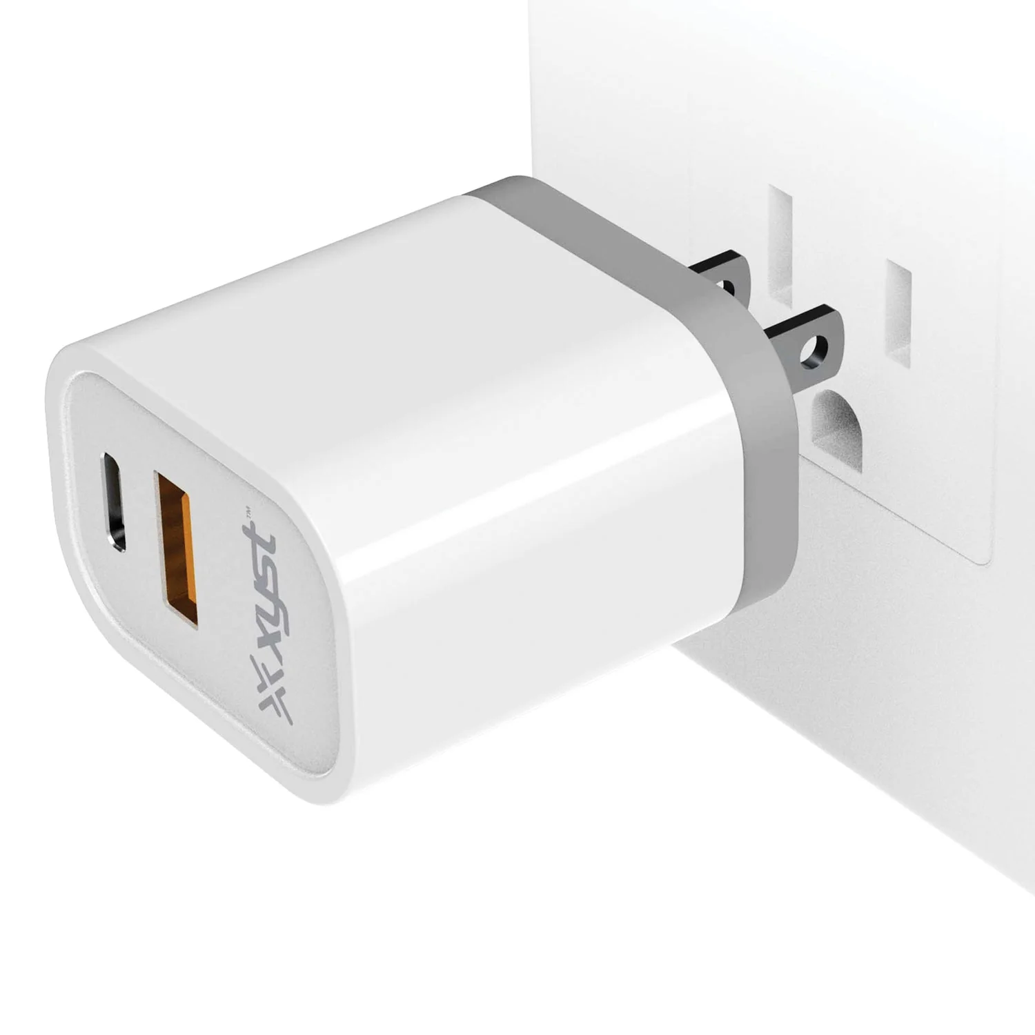 XYST 3.4-Amp Dual USB Wall Charger with USB Port and USB Type-C Port - Image 3