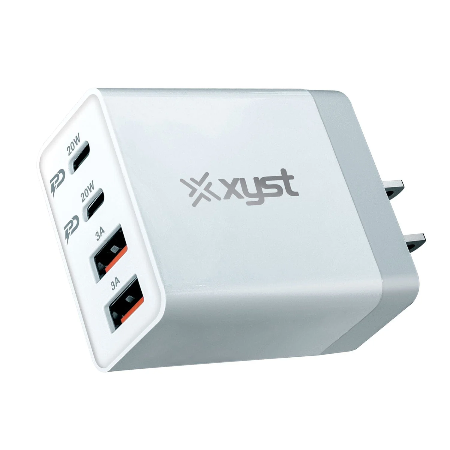 XYST 35-Watt 4-Port USB-A and USB-C Wall Charger - Image 2