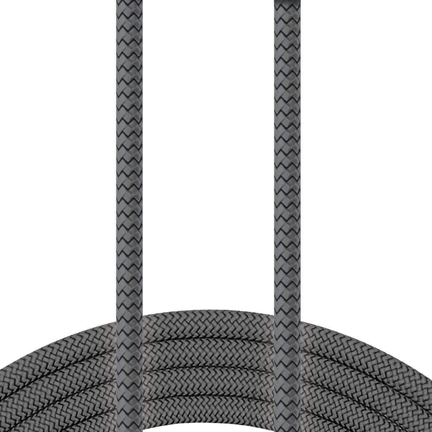XYST Charge and Sync USB to Micro USB Braided Cable, 10 Ft., Black - Image 3