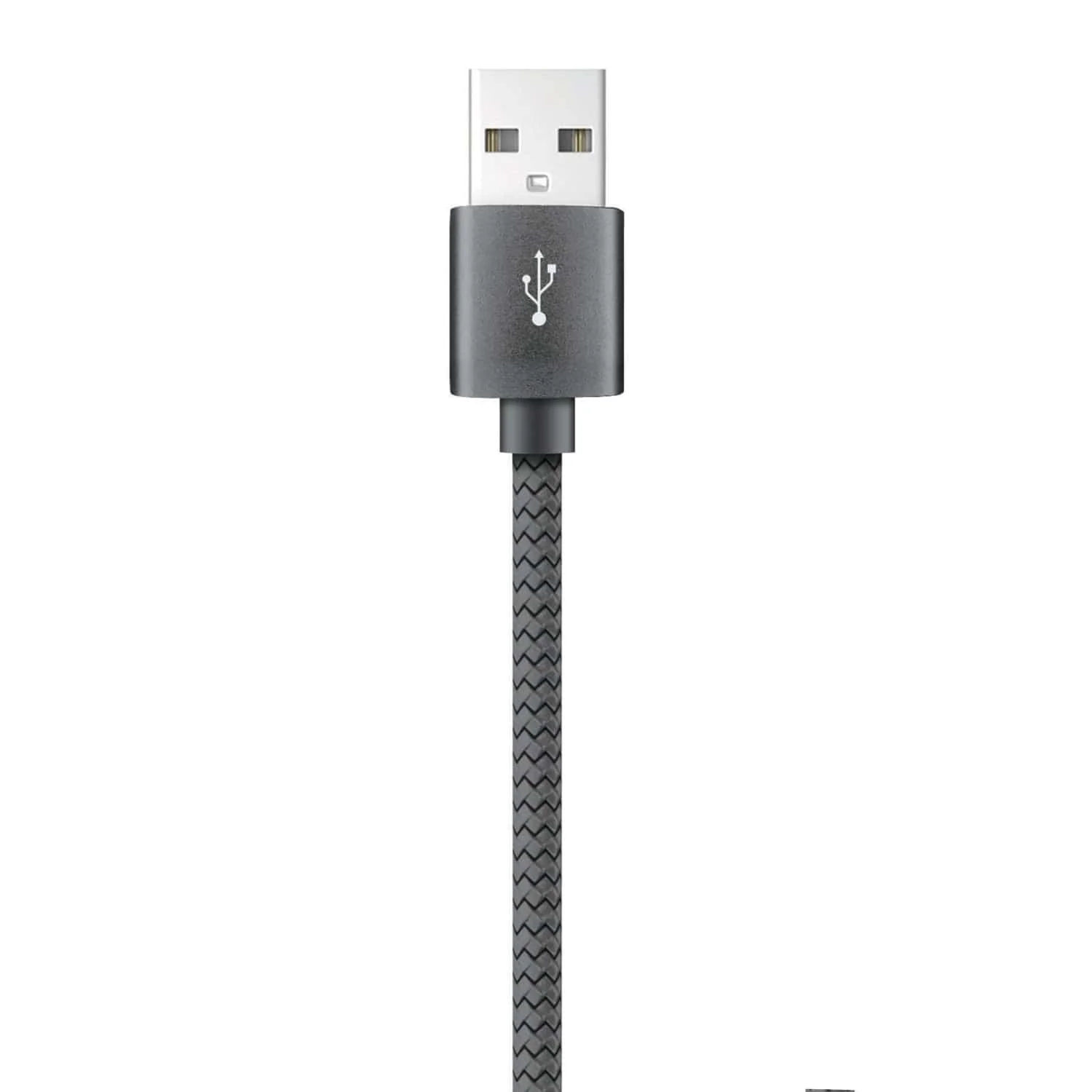 XYST Charge and Sync USB to Micro USB Braided Cable, 10 Ft., Black - Image 4