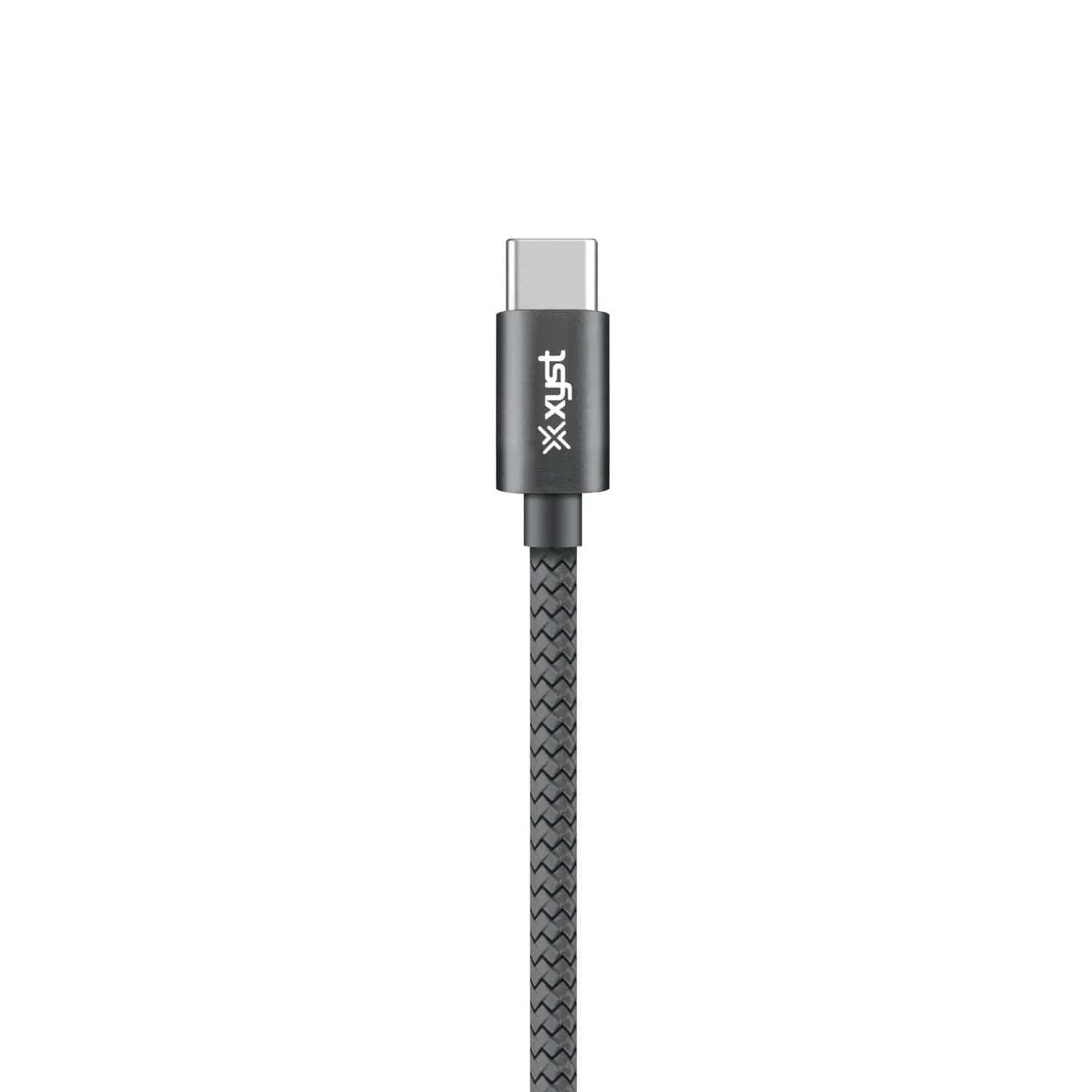 XYST Charge and Sync USB to USB-C Braided Cable, 10 Ft., Black - Image 5