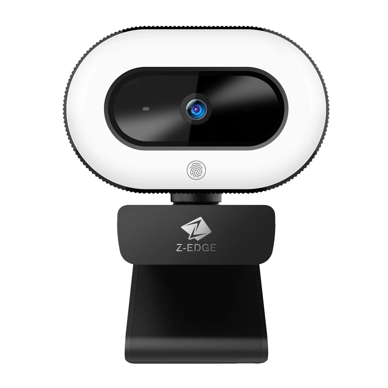 Z-Edge QHD 2K 5.0-MP Auto-Focus Webcam and Ring Light with Stereo Sound and Noise-Reduction Microphone, ZW560S