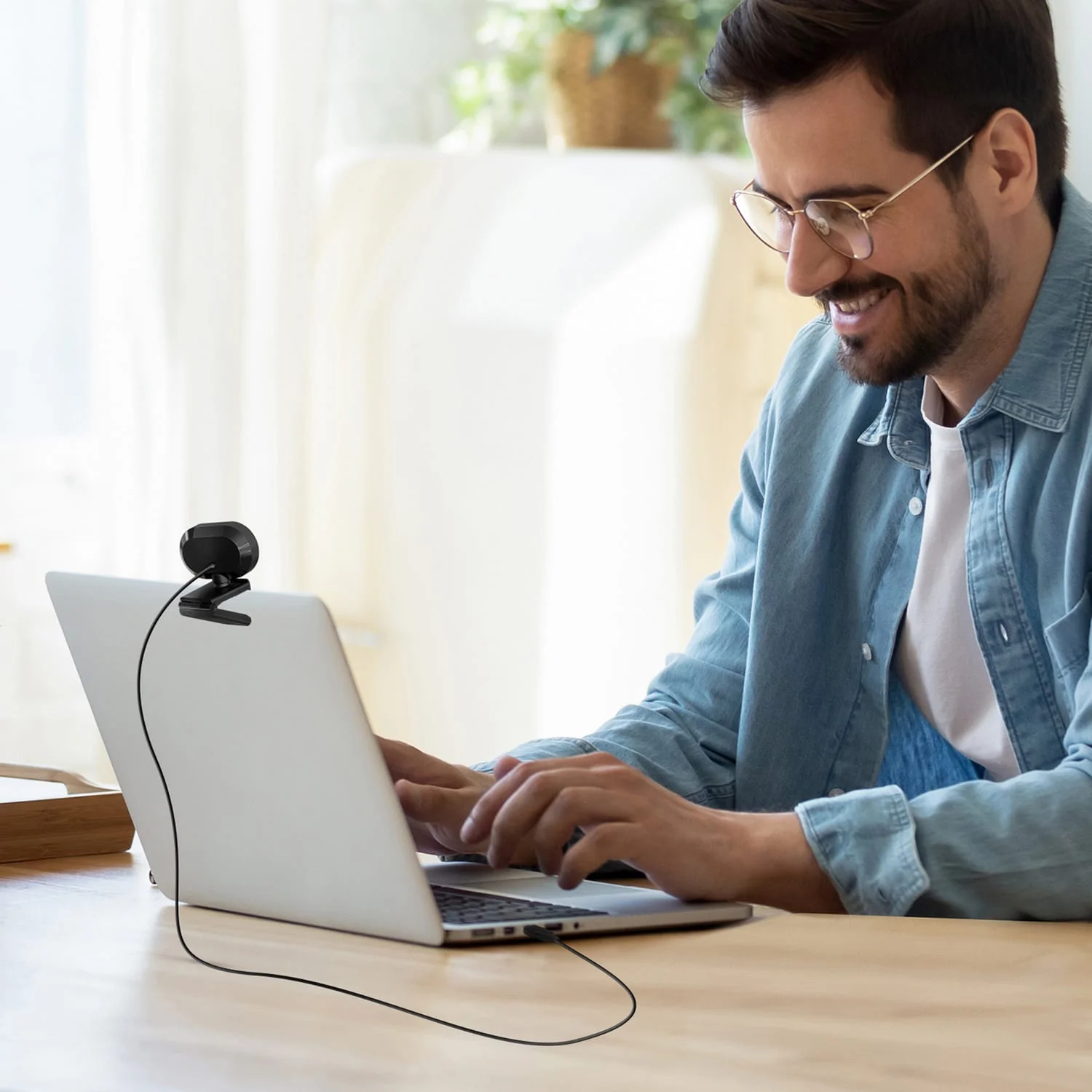 Z-Edge QHD 2K 5.0-MP Auto-Focus Webcam and Ring Light with Stereo Sound and Noise-Reduction Microphone, ZW560S - Image 5