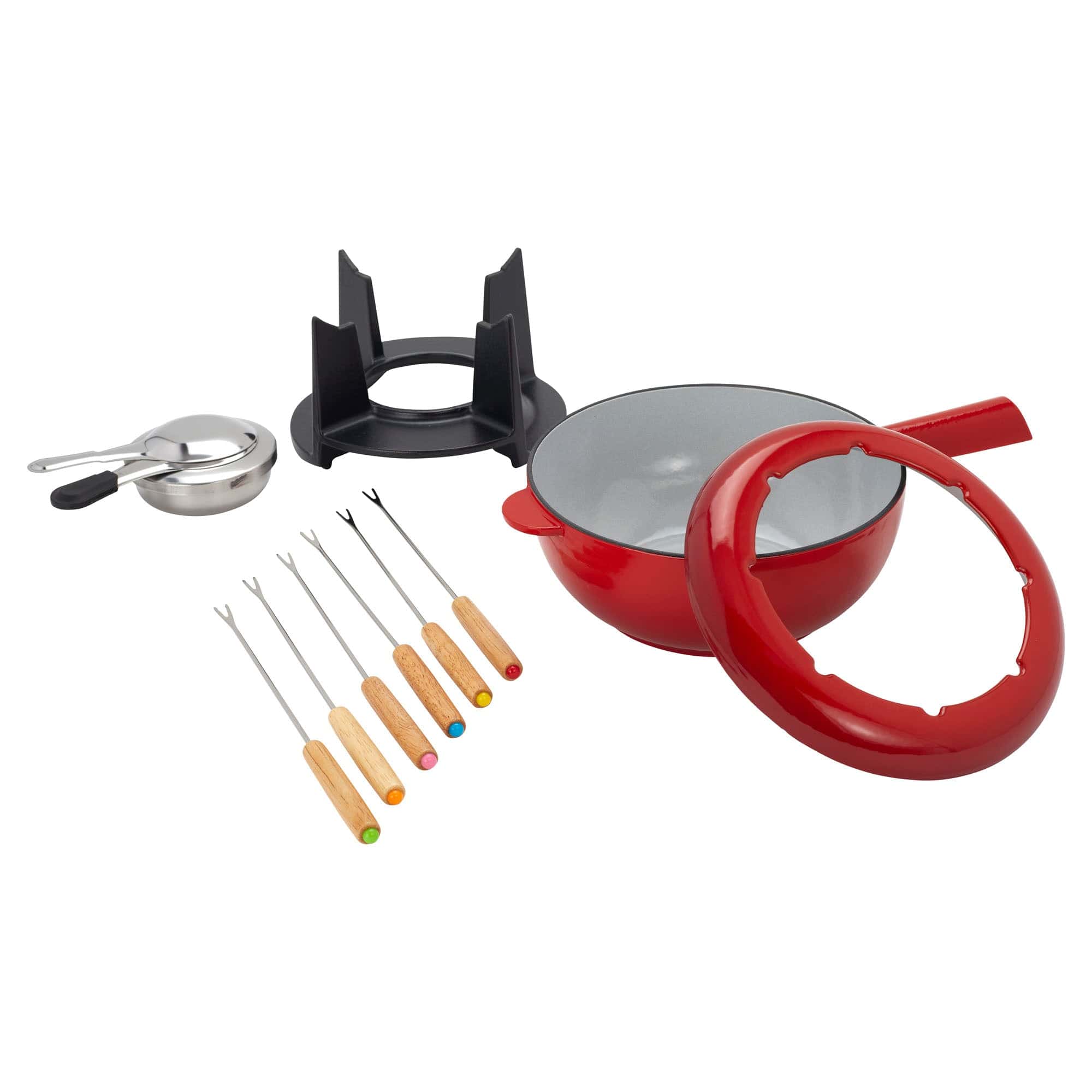 Zwilling 8-in Fondue Pot Set with 6 Forks, For Chocolate, Caramel, Cheese, Sauces and More - Image 4