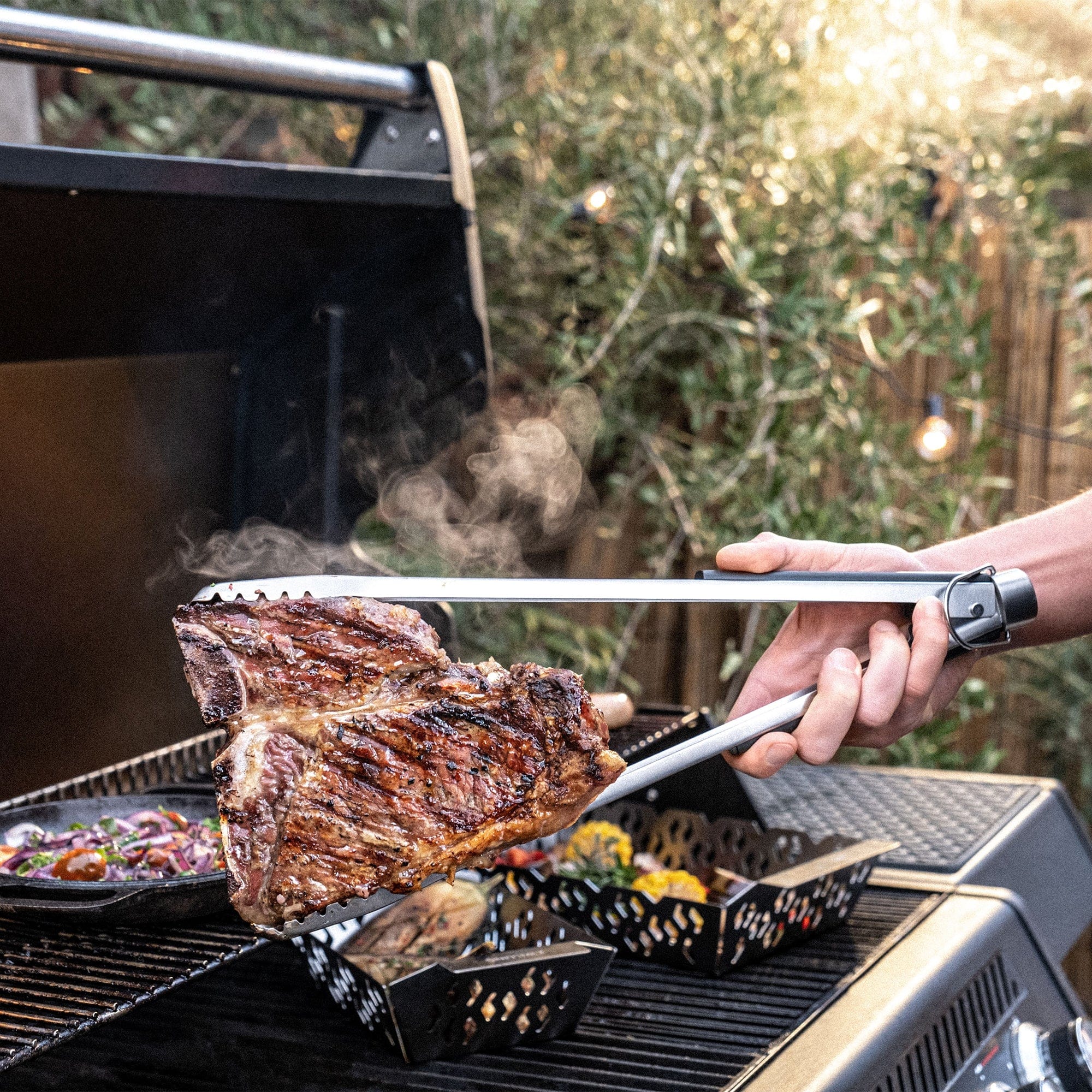 Zwilling BBQ+ 16-inch Triple-Rivet Stainless Steel Grill Tongs - Image 2