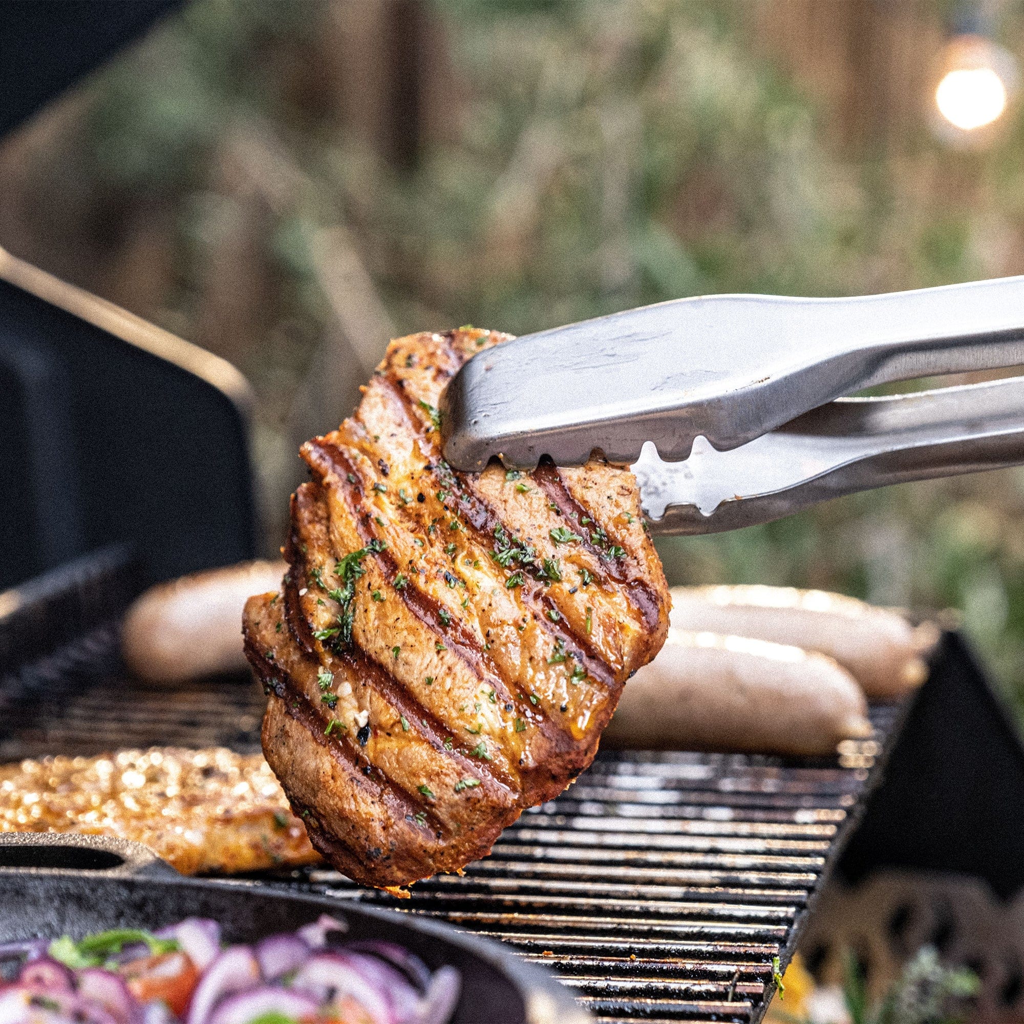 Zwilling BBQ+ 16-inch Triple-Rivet Stainless Steel Grill Tongs - Image 3