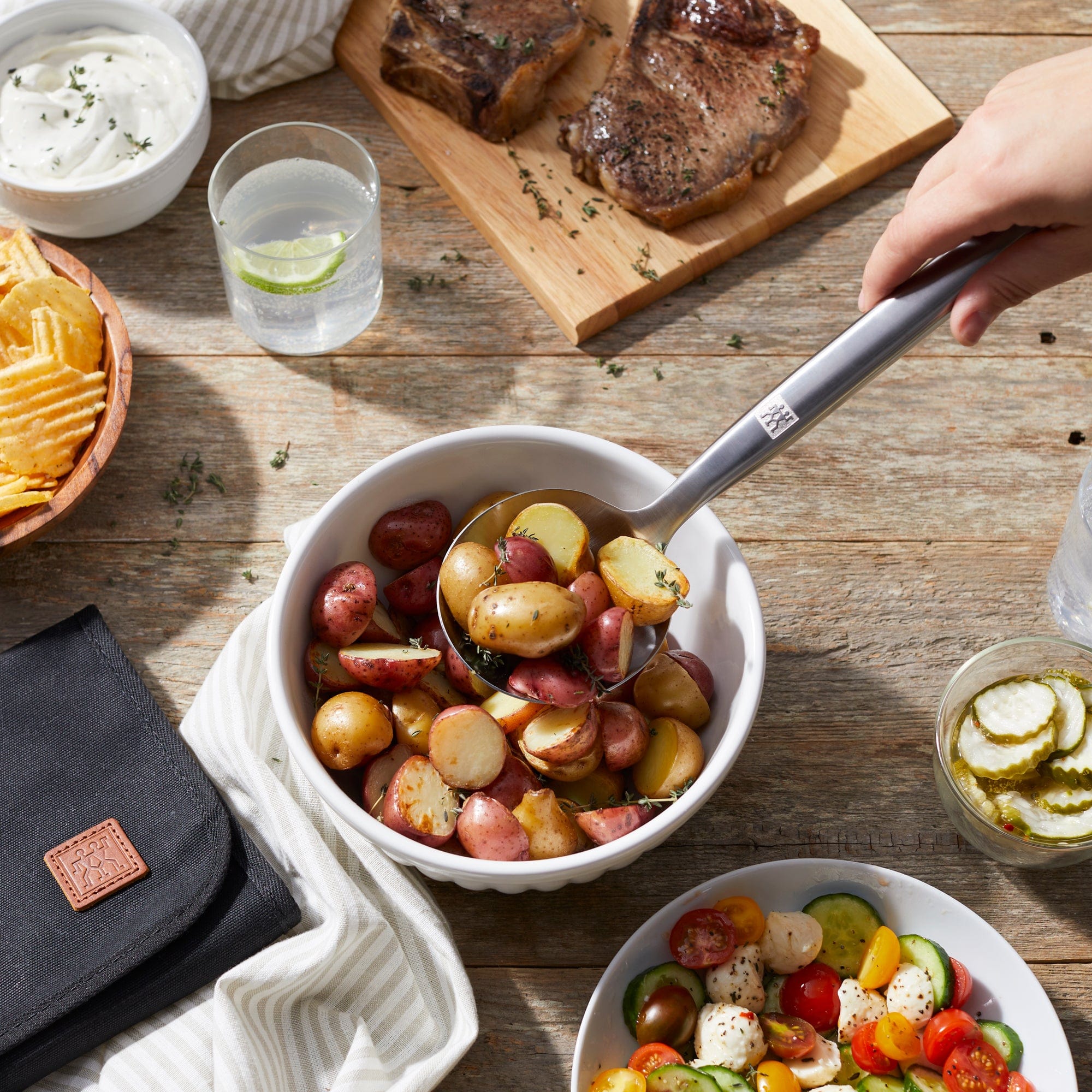 Zwilling BBQ+ Stainless Steel Serving Spoon - Image 2