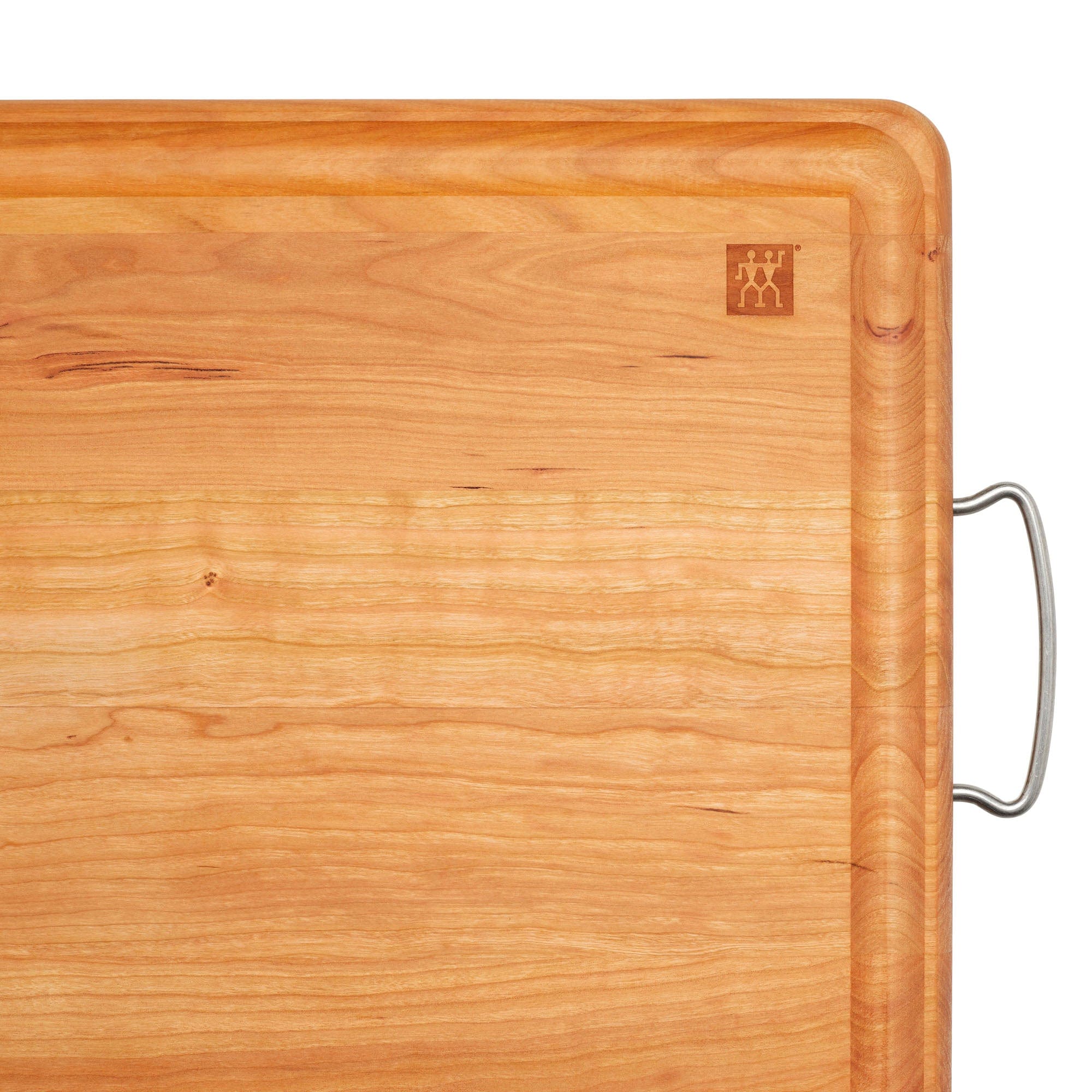 Zwilling Cherry Wood Carving Board with Handles - Image 7