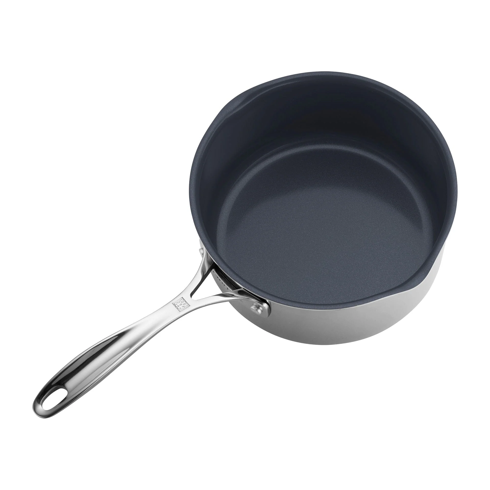 Zwilling Clad CFX 3-qt Stainless Steel Ceramic Nonstick Saucepan - Image 3