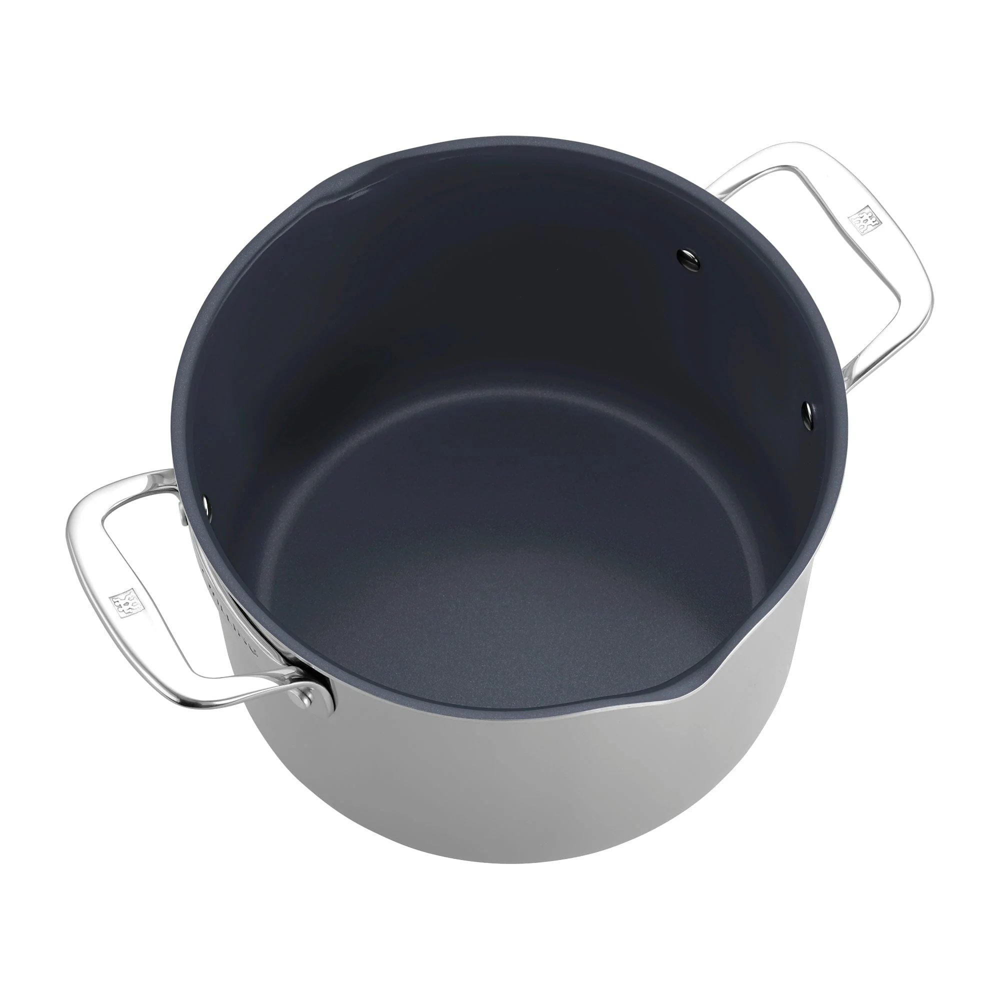 Zwilling Clad CFX 8-qt Stainless Steel Ceramic Nonstick Stock Pot - Image 2