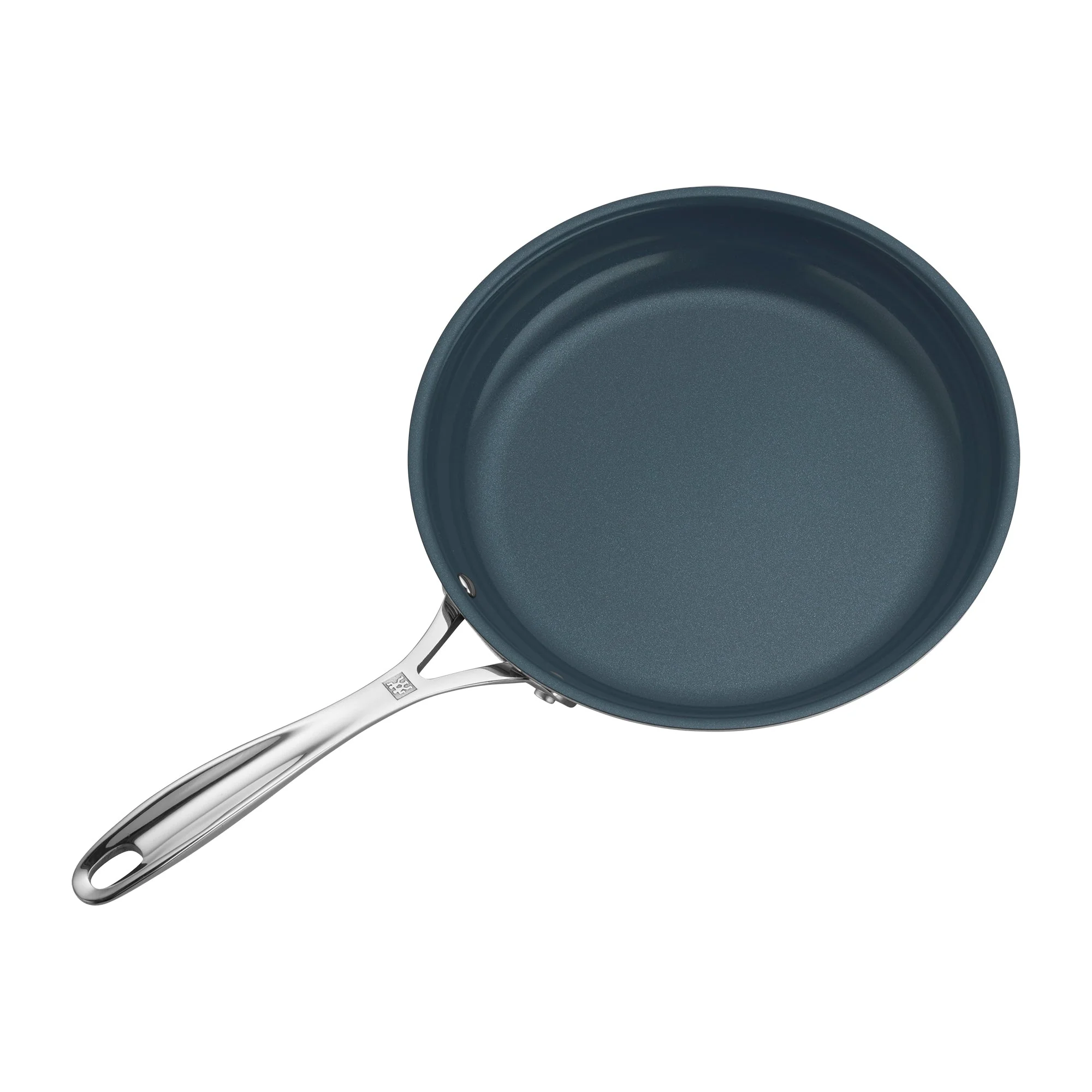 Zwilling Clad CFX 9.5-inch Stainless Steel Ceramic Nonstick Fry Pan with Lid - Image 2