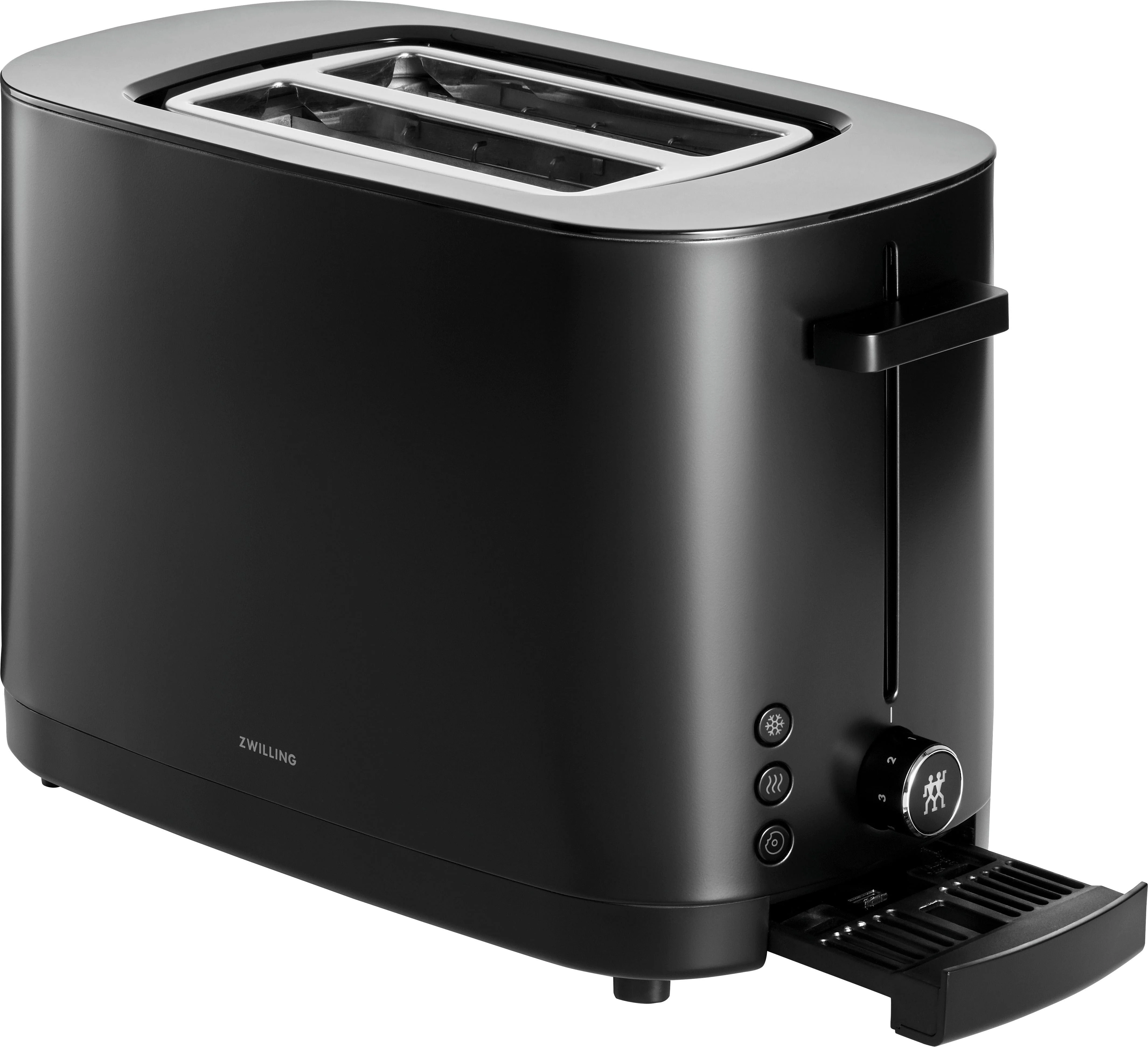 Zwilling Enfinigy, 2-Slice Toaster, Extra Wide 1.5" Slots for Bagels and Toast, Black - Image 3