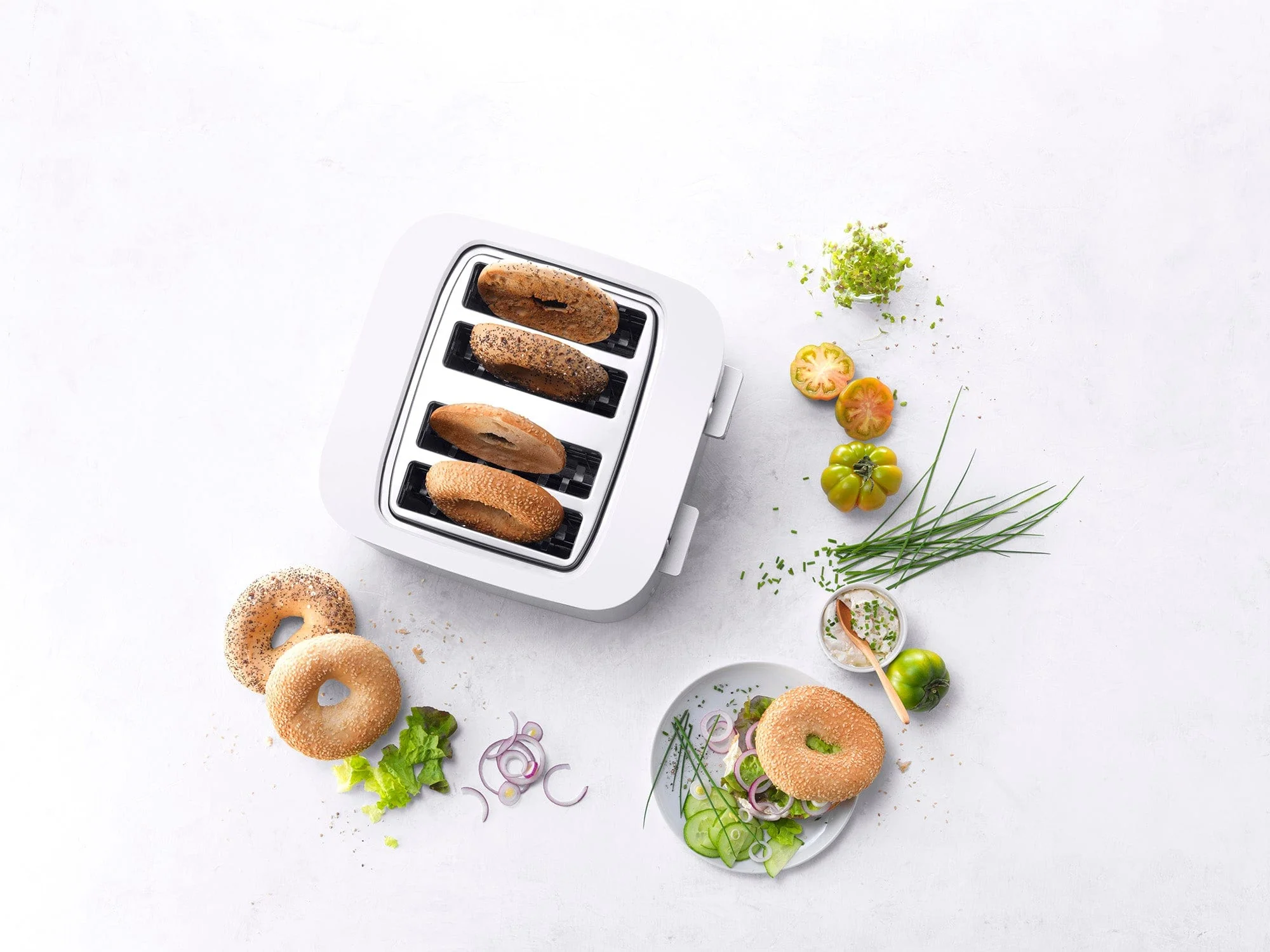 Zwilling Enfinigy 4-Slice Toaster, Extra Wide 1.5" Slots for Bagels and Toast, Silver - Image 6