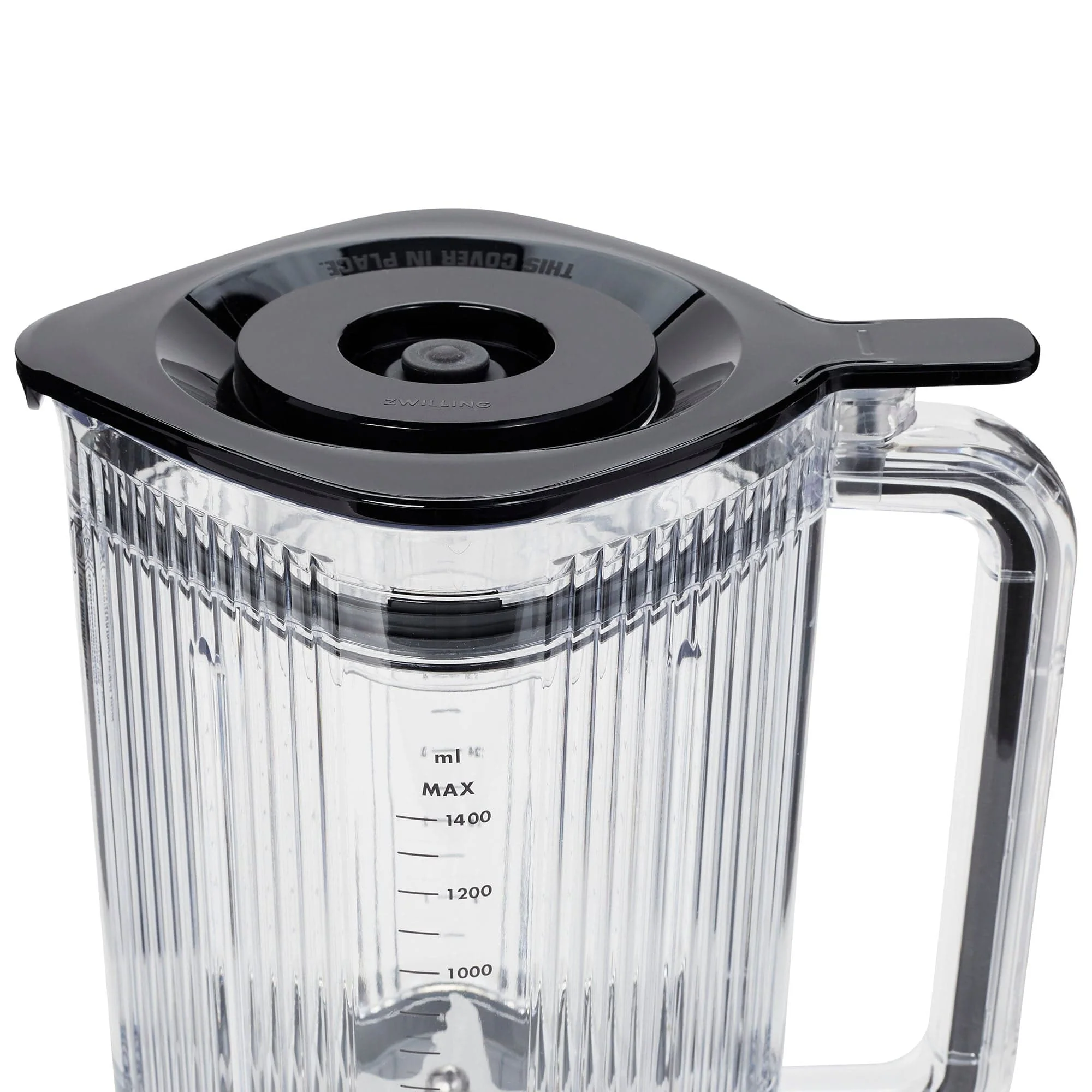 Zwilling Enfinigy 48-oz Power Blender Jar with Cross Blade and Vacuum Lid - Black - Image 4