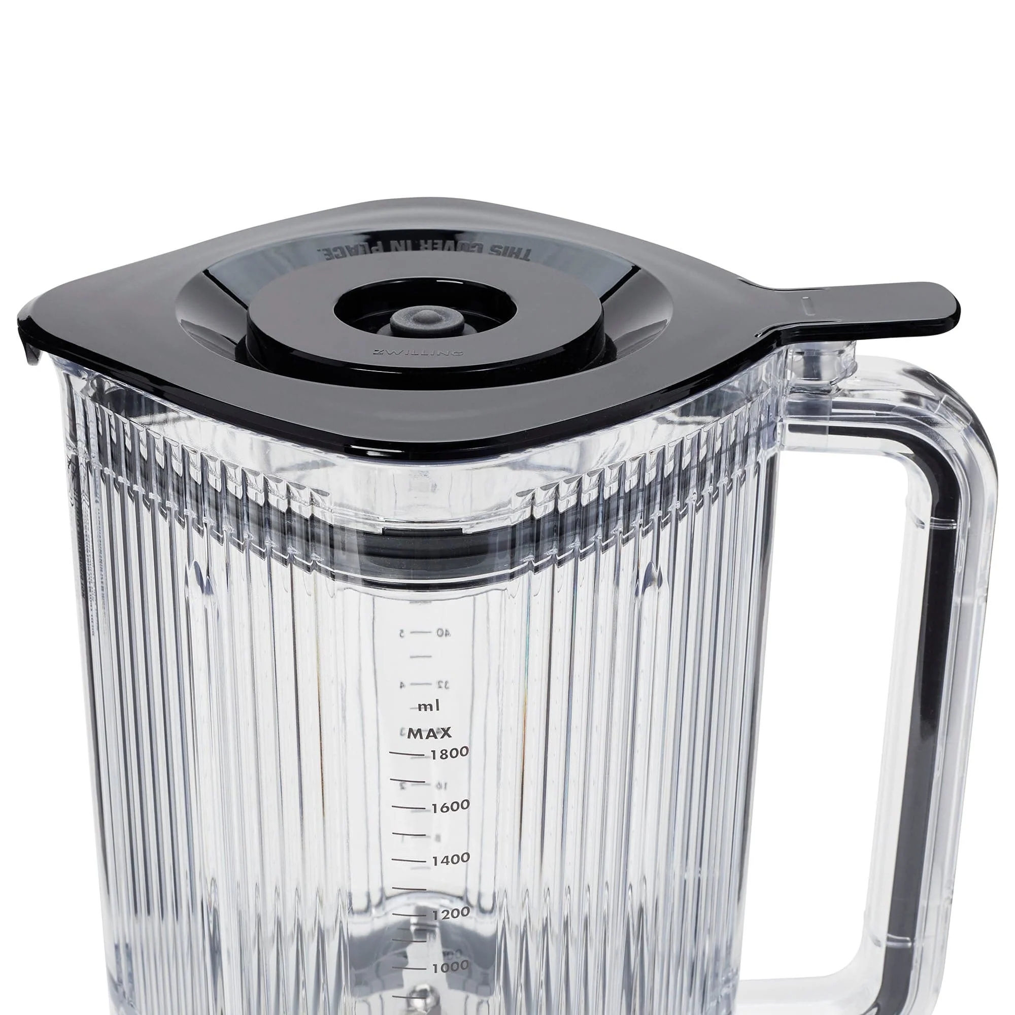 Zwilling Enfinigy 60-oz Power Blender Jar with Cross Blade and Vacuum Lid - Black - Image 4