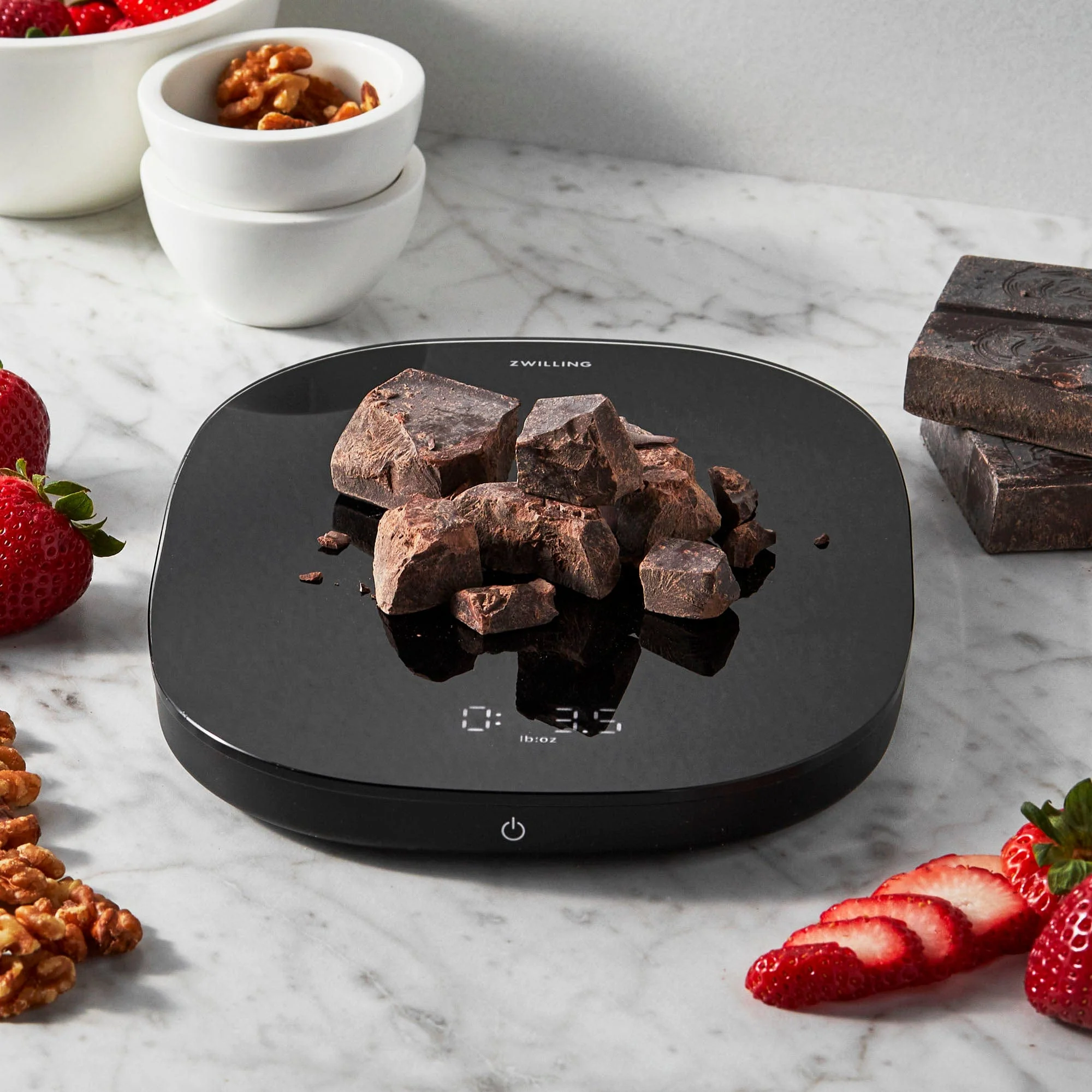 Zwilling Enfinigy Digital Kitchen Food Scale, Max weight 22lbs, Grams & Ounces, .1-gram Accuracy, Black - Image 2
