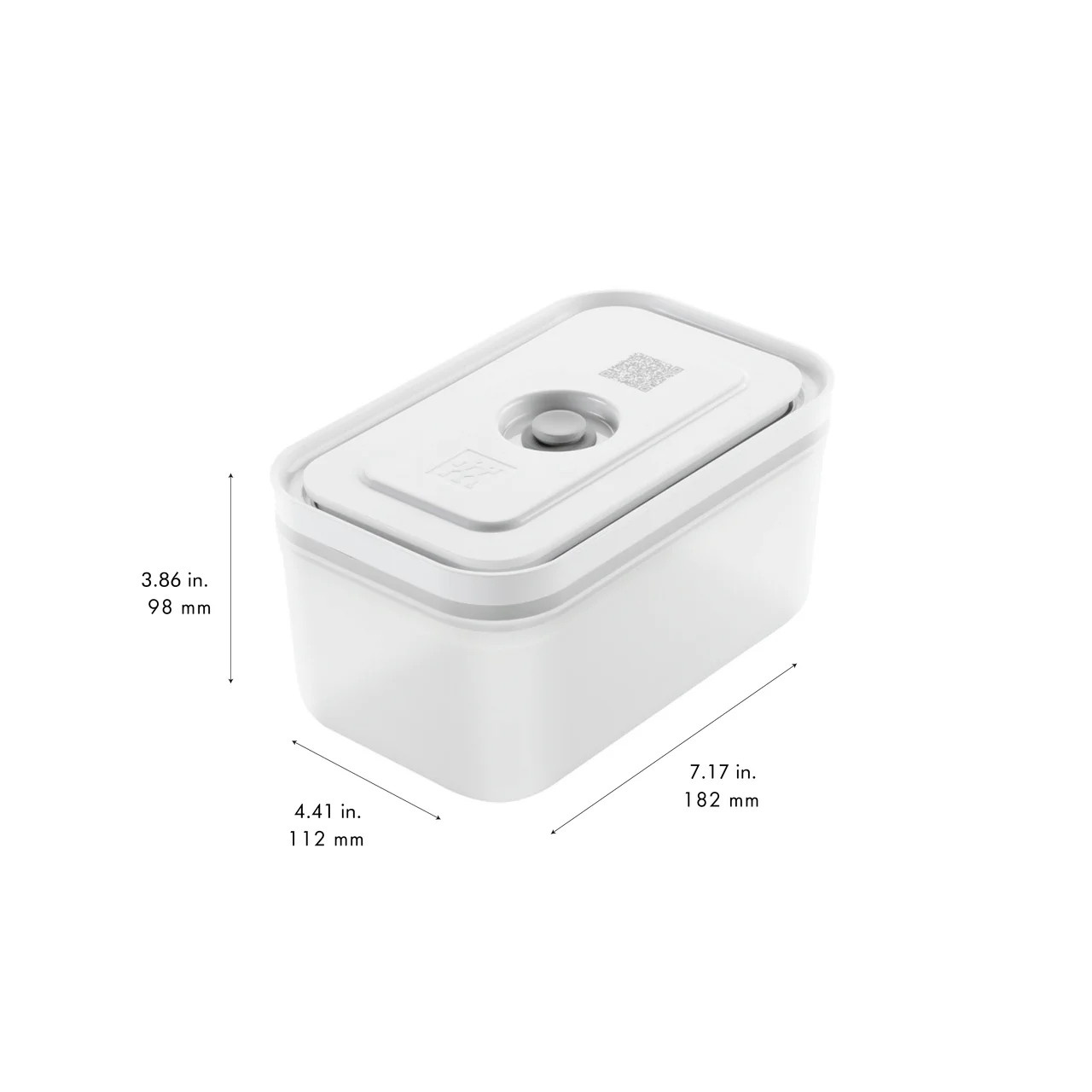 Zwilling Fresh & Save 3-pc Plastic Food Storage Container, Meal Prep Container, BPA-Free- Assorted Sizes - Image 4