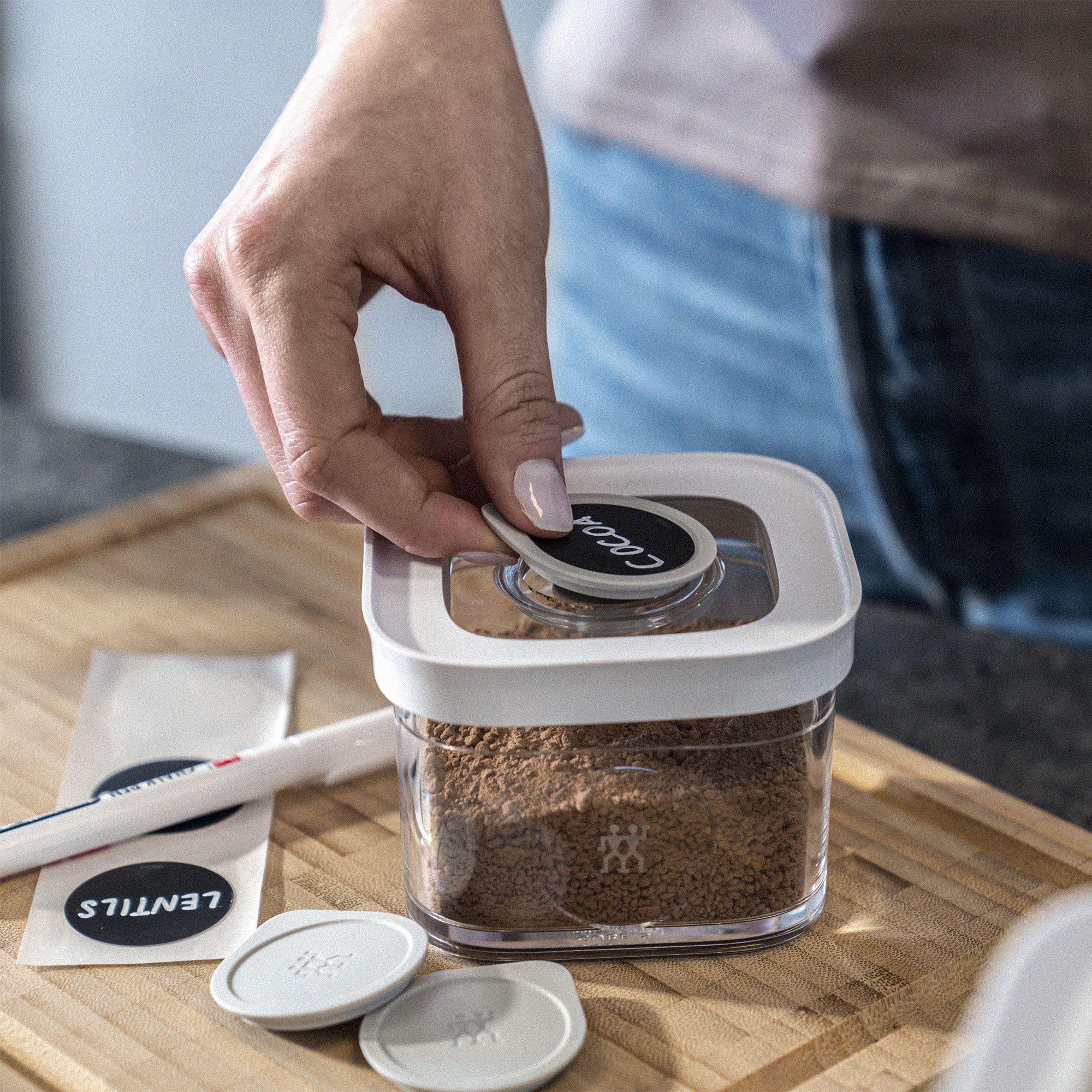 Zwilling Fresh & Save Cube Box, Plastic, Airtight Dry Food Storage Container, Small Cube, S Container, .34-qt - Image 7